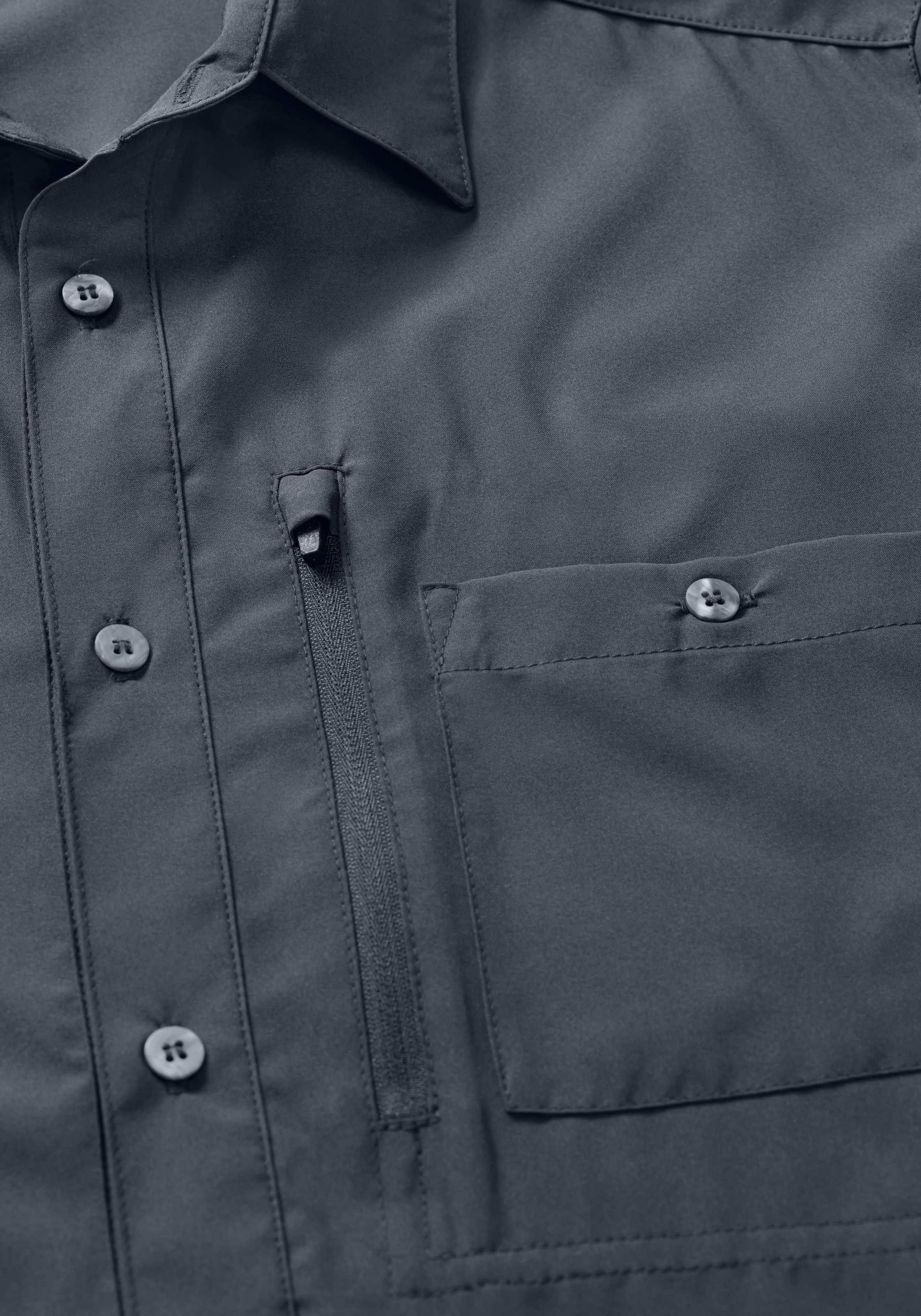 Maier Sports Funktionshemd »Magos L/S M« Herren Hemd langarm, leichtes Freizeithemd, Langarmhemd, Körperbetont