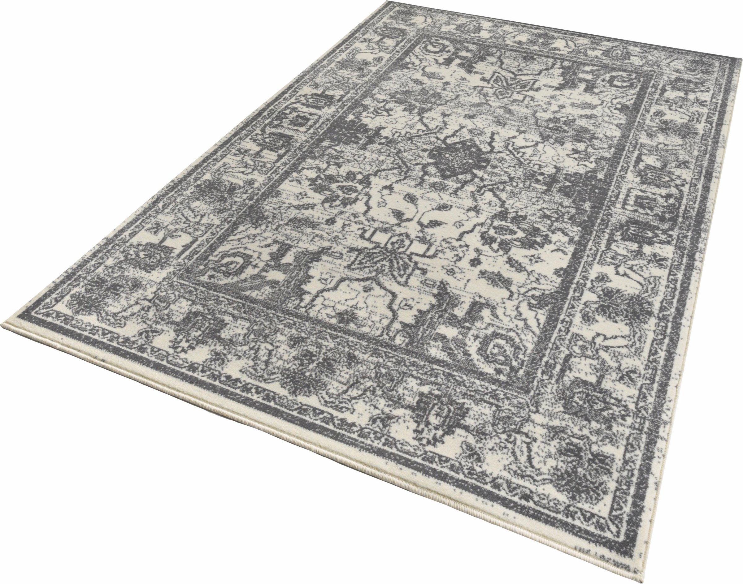 Image of Zala Living Teppich »Glorious«, rechteckig, 9 mm Höhe, Kurzflor, Vintage Optik und Used Look, Wohnzimmer, Schlafzimmer, Arbeitszimmer, Robust, Pflegeleicht, Gekettelt bei Ackermann Versand Schweiz