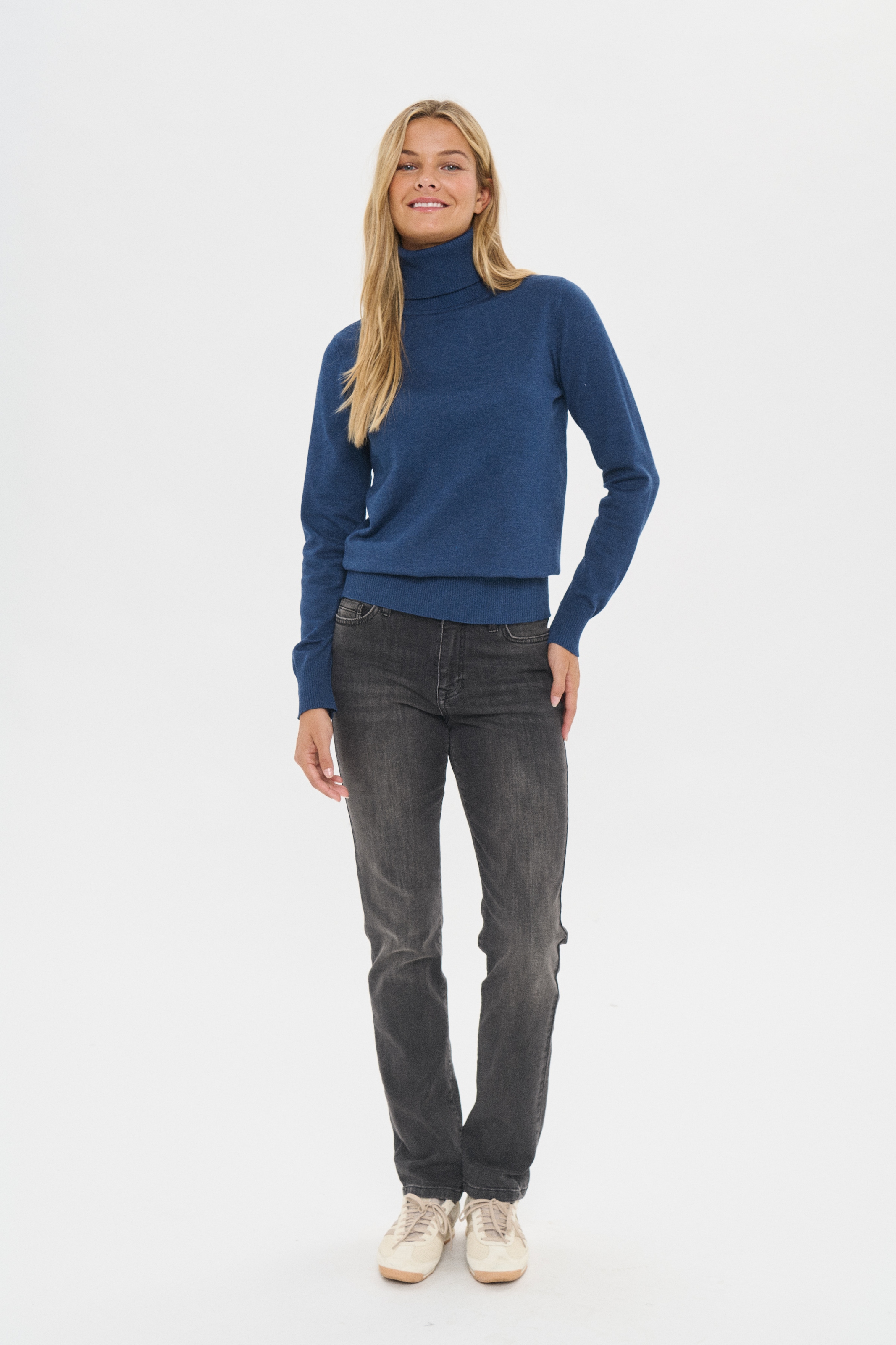 Saint Tropez »J2046, MilaSZ Rollneck« Viskosemischung, Classic fit