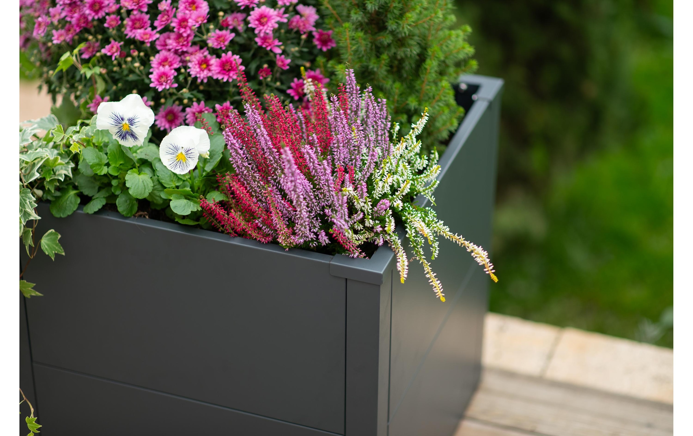 WESTMANN Lit surélevé »Metall »Talus« in S« Anthracite, disponible en plusieurs tailles