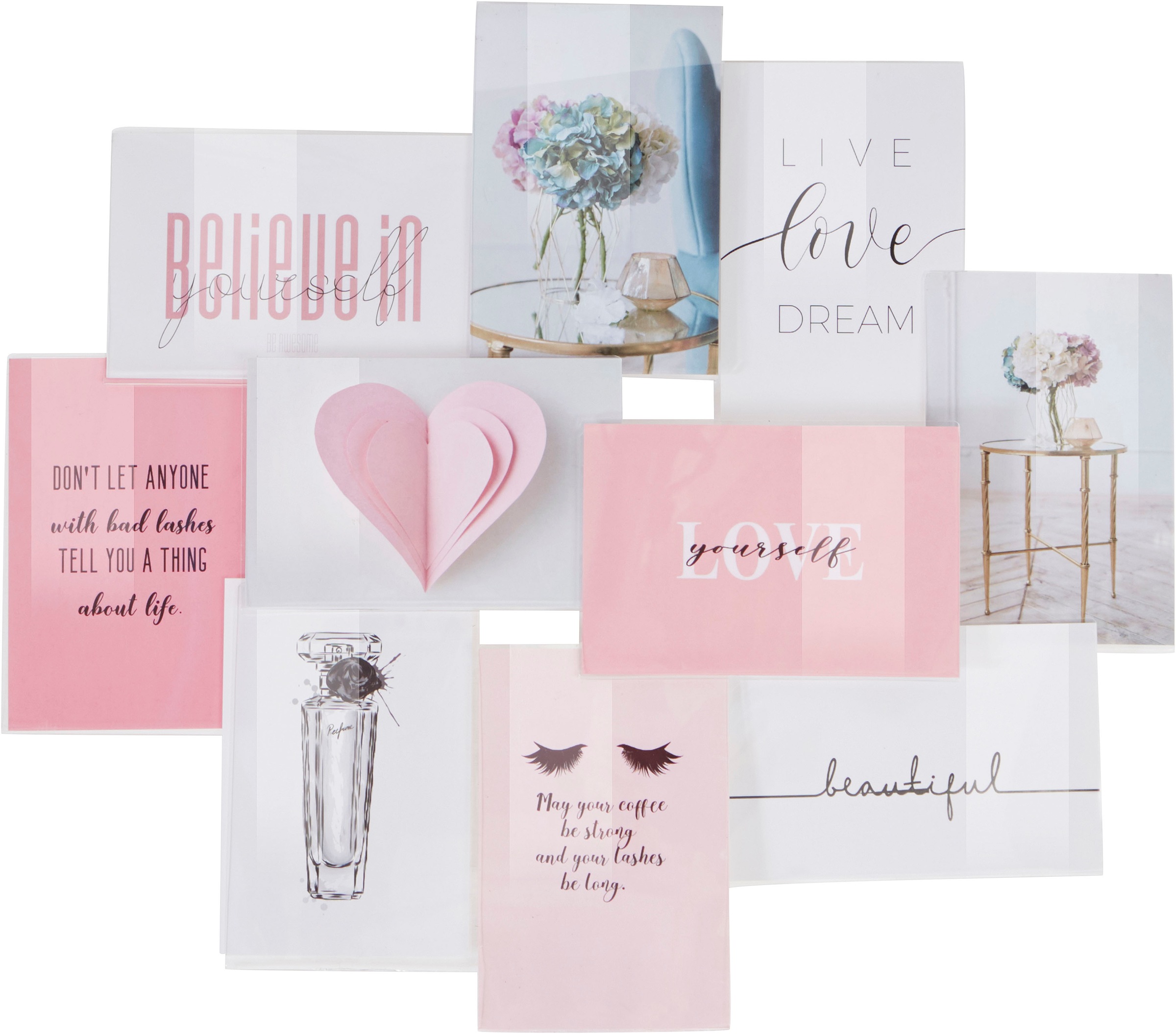 Image of my home Galerierahmen »Collage-Galerierahmen 3D-Effekt«, (1 St.), Fotorahmen aus Acrylglas-Transparent bei Ackermann Versand Schweiz