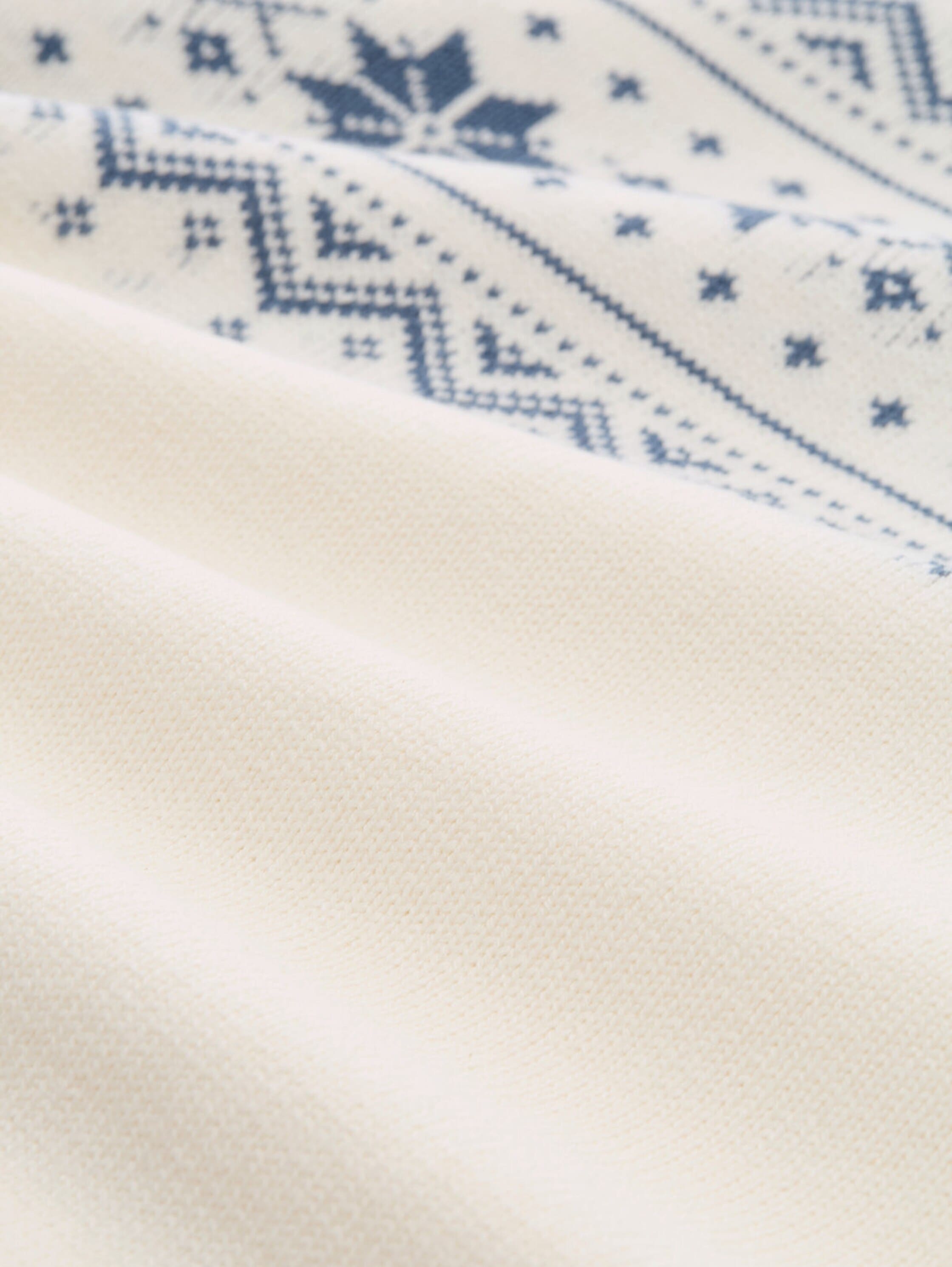 TOM TAILOR Denim Pull en tricot avec motif norvégien