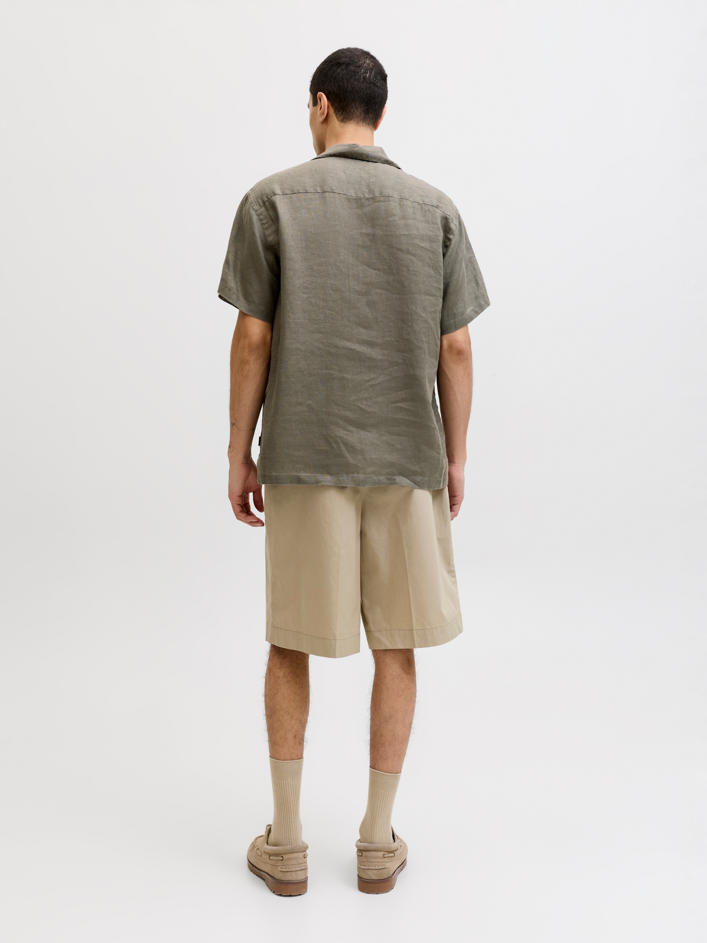 Jack & Jones Leinenhemd »JPRBLALAWRENCE LINEN RESORT S/S SHIRT SN« Leinen, relaxed fit