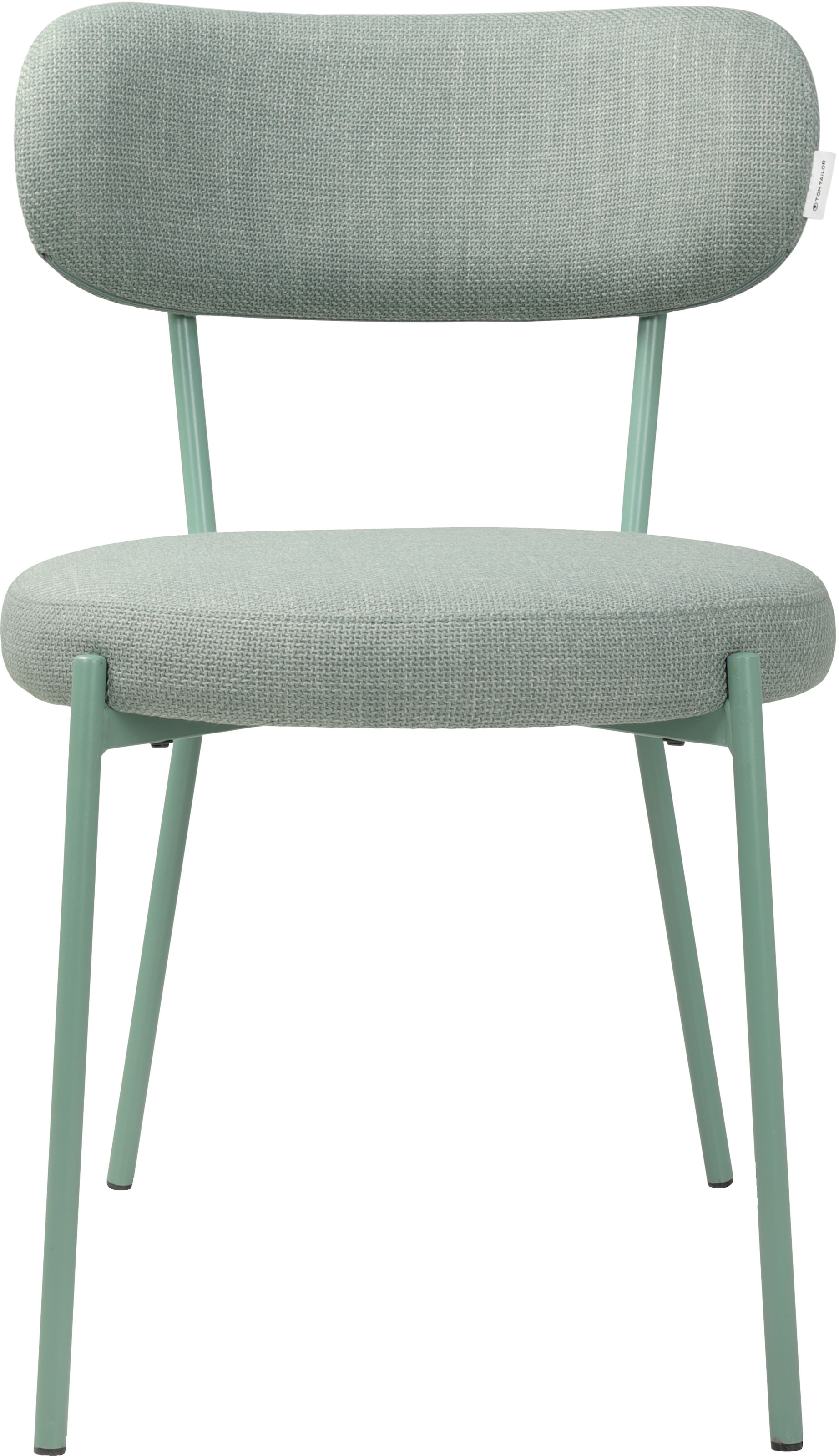 TOM TAILOR HOME 4-Fussstuhl »SOFT PAD CHAIR« (Set) 2 Stk.Esszimmerstuhl, 4-Fussgestell, mit Rückenausschnitt
