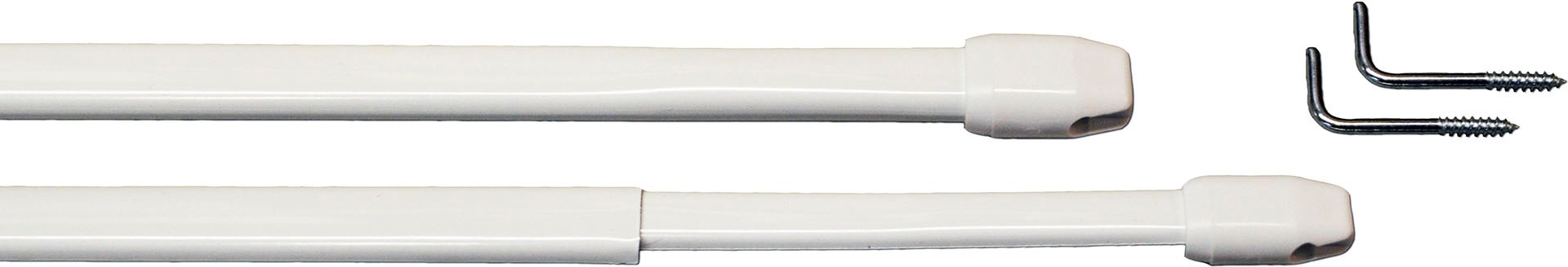 Image of indeko Scheibenstange »Scheibenstange ausziehbar 1-läufig, 2 Stück«, 1 läufig-läufig, ausziehbar bei Ackermann Versand Schweiz