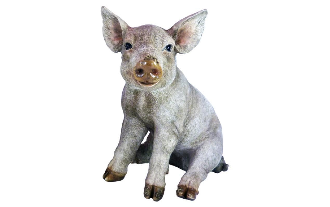 Image of Dekofigur "Vivid Arts Schwein, Polyresin"