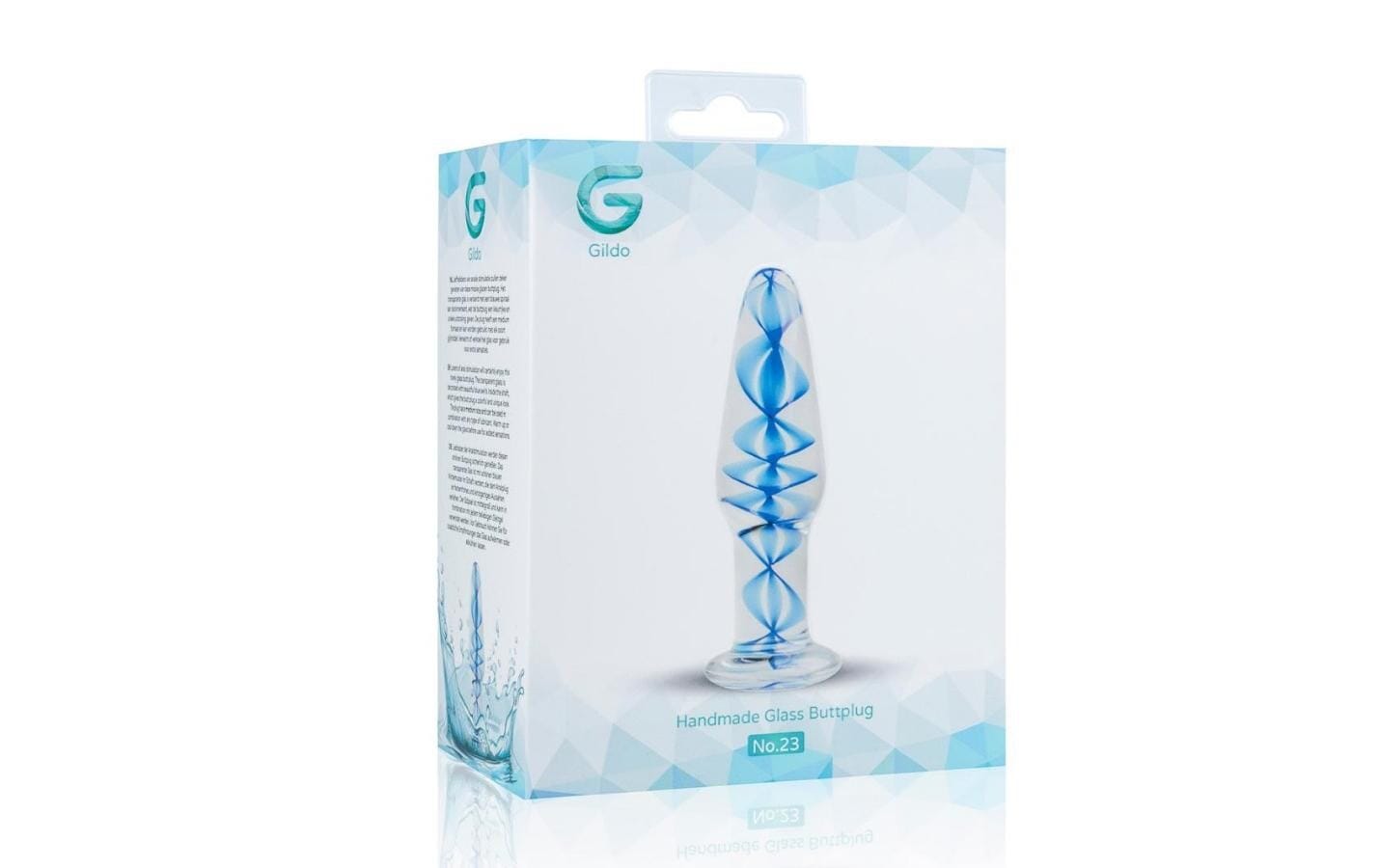 GLASS Vibrator »Butt Plug No. 23«, (1 tlg.)