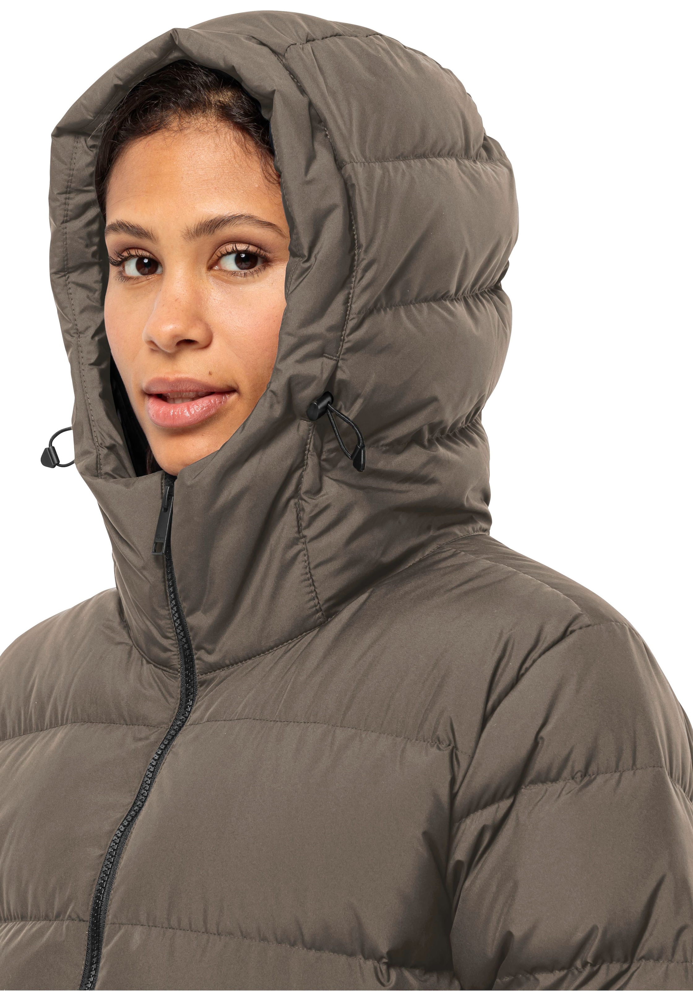 Jack Wolfskin Daunenmantel »FROZEN PALACE COAT W«, mit Kapuze