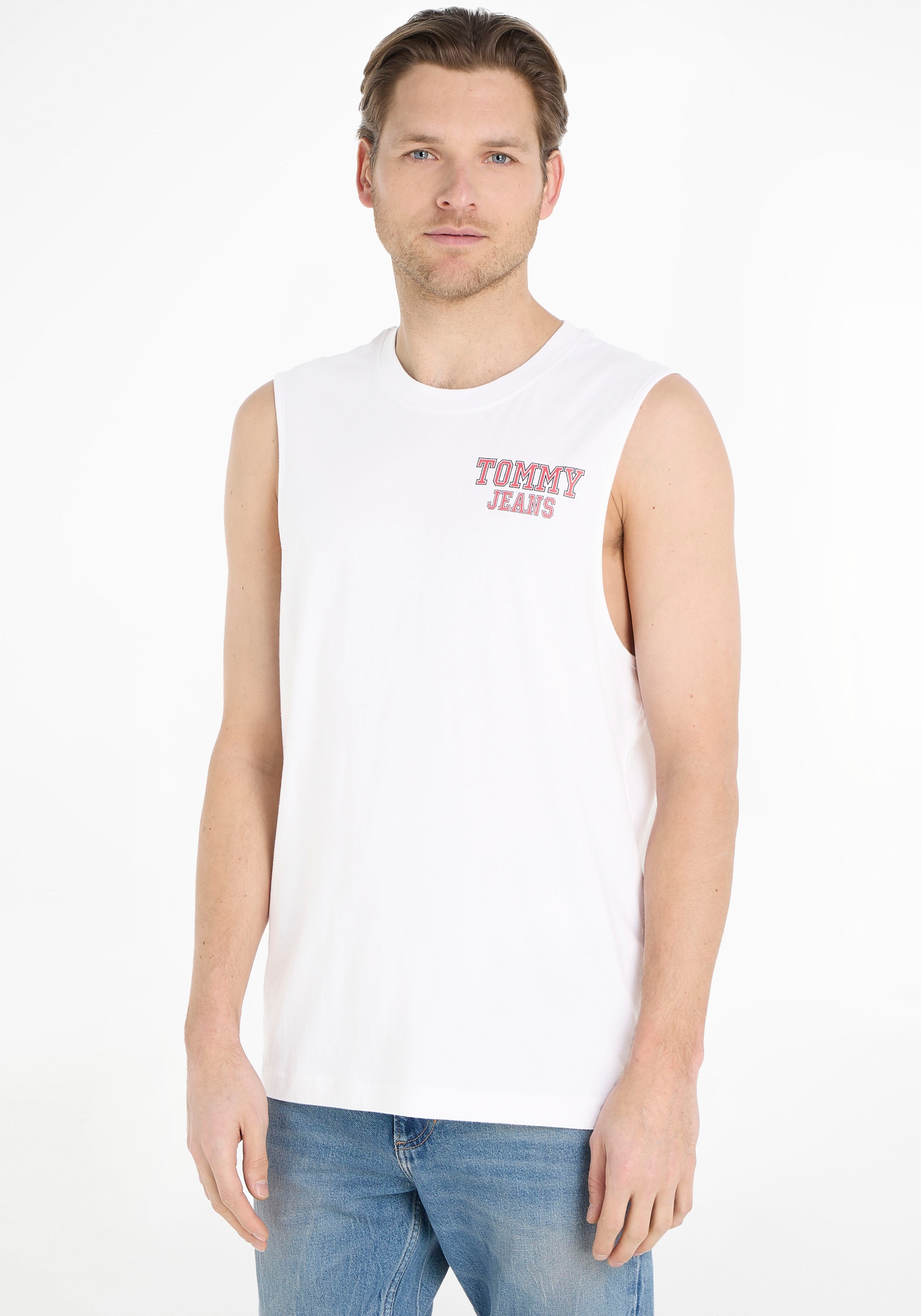 T-Shirt »TJM RLXD TJ BASKETBALL TANK«, mit Rundhalsausschnitt