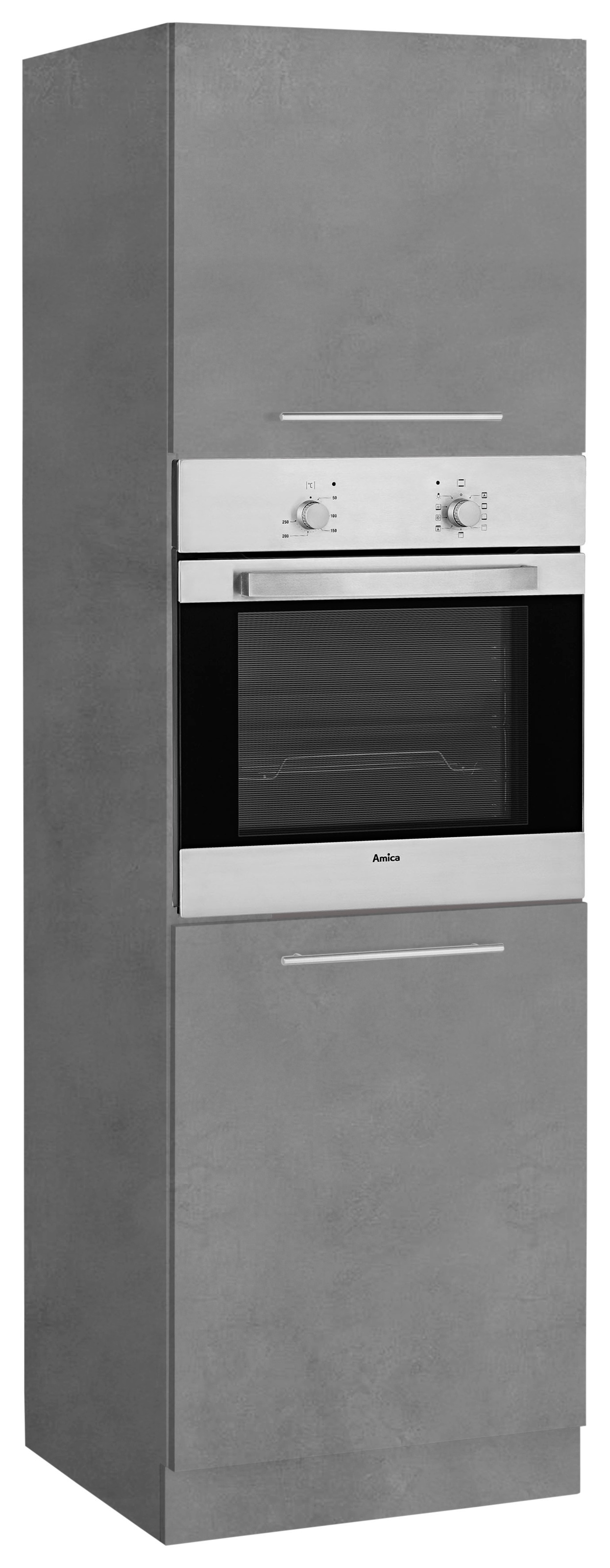 Image of wiho Küchen Backofenumbauschrank "Flexi2, Breite/ Höhe: 60/200 cm, Soft-Close bei den Türen" inkl. verstellbaren Einlegeböden