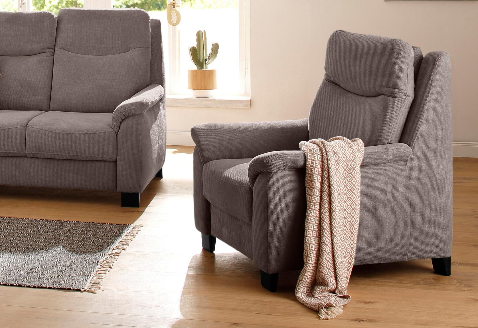 Home affaire Fauteuil »Boccaccio« mit Federkern, incl. Kopfteilverstellung