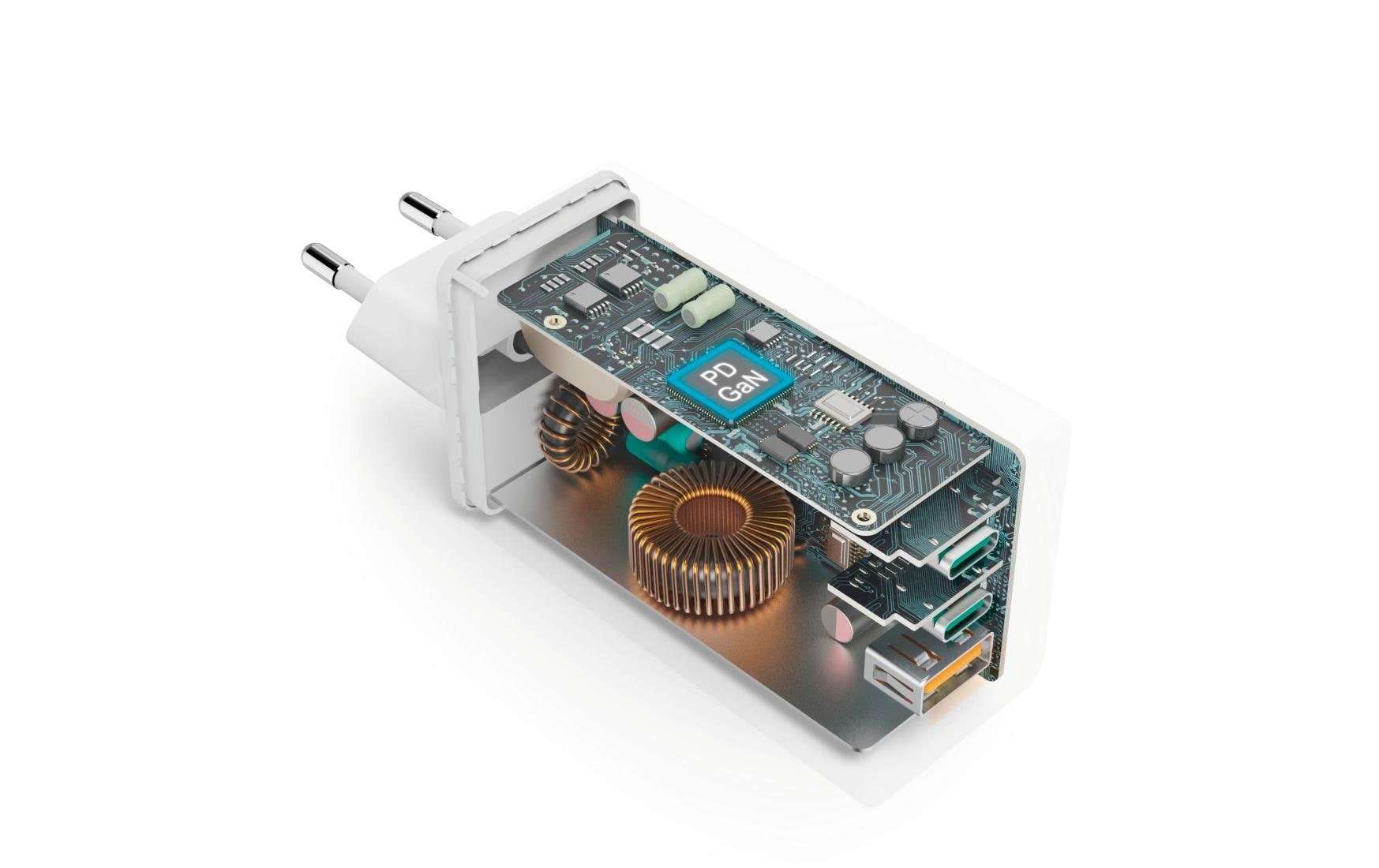 Hama USB-Ladegerät »Gan charger 1x USB-A 2x USB-C 100 W«