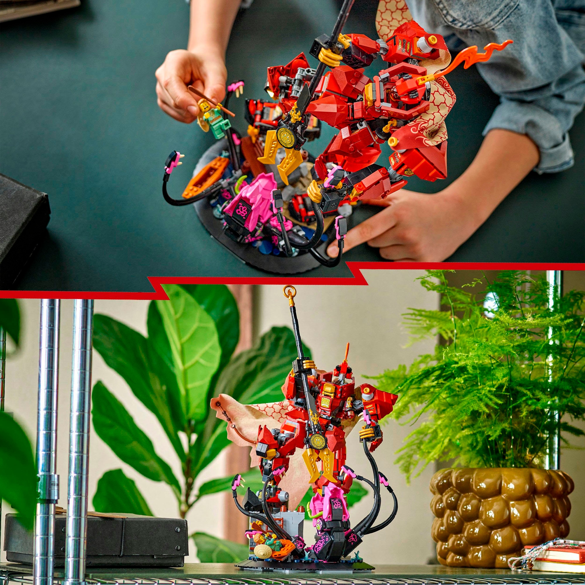 LEGO® Pions de construction »Der Feuerritter-Mech (71846), LEGO Ninjago« Made in Europe