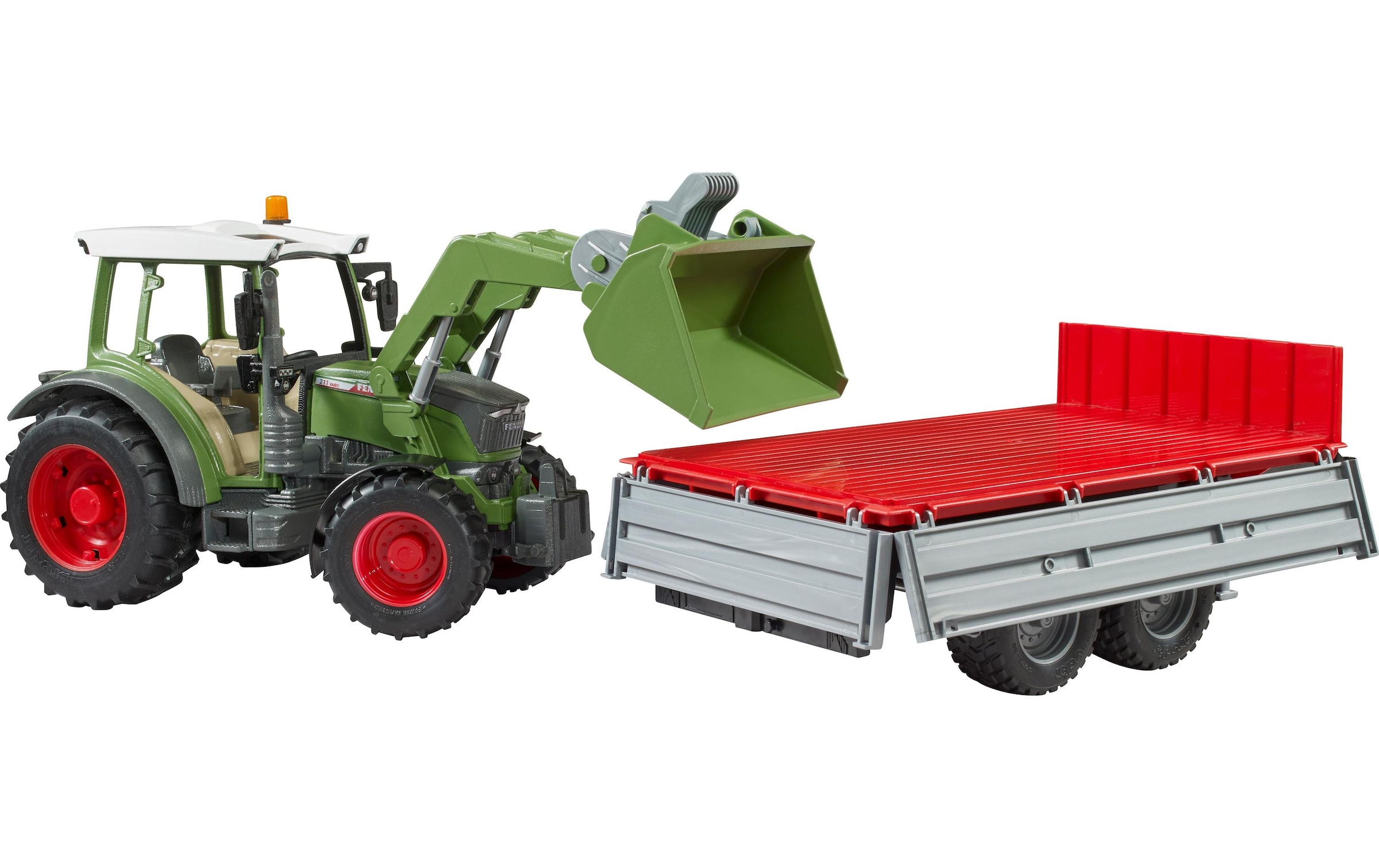Bruder® Spielzeug-LKW »Track Builder Fendt Vario 211 mit Frontlader«