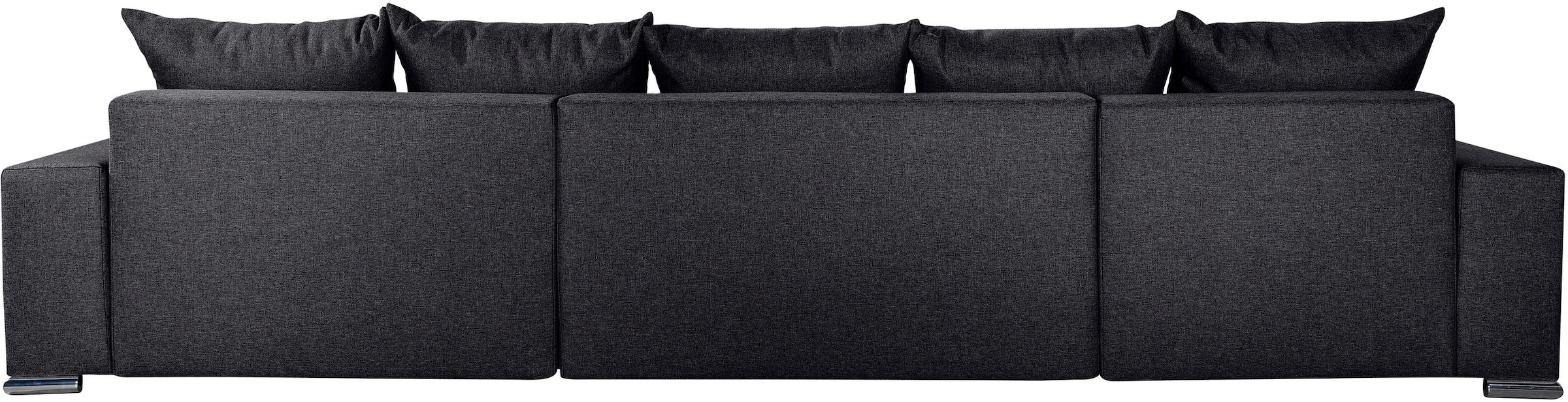 COLLECTION AB Wohnlandschaft »Josy XXL U-Form, B: 333 cm, mit 2 Recamieren 77 & 97 cm« mit Bettfunktion, Bettkasten & 2 Zierkissen, Federkern