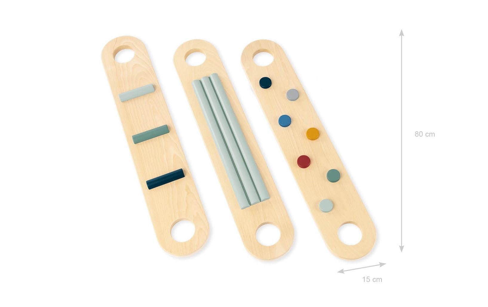 Lernspielzeug »Pinolino Balance Parcours «Kari» 9-teilig«, Holzart: Buche