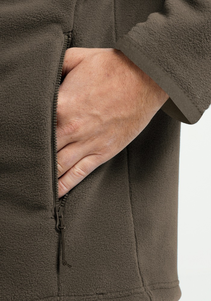 Jack Wolfskin Veste polaire »TAUNUS 200 FZ M« avec système 3-en-1, respirant, en polyester