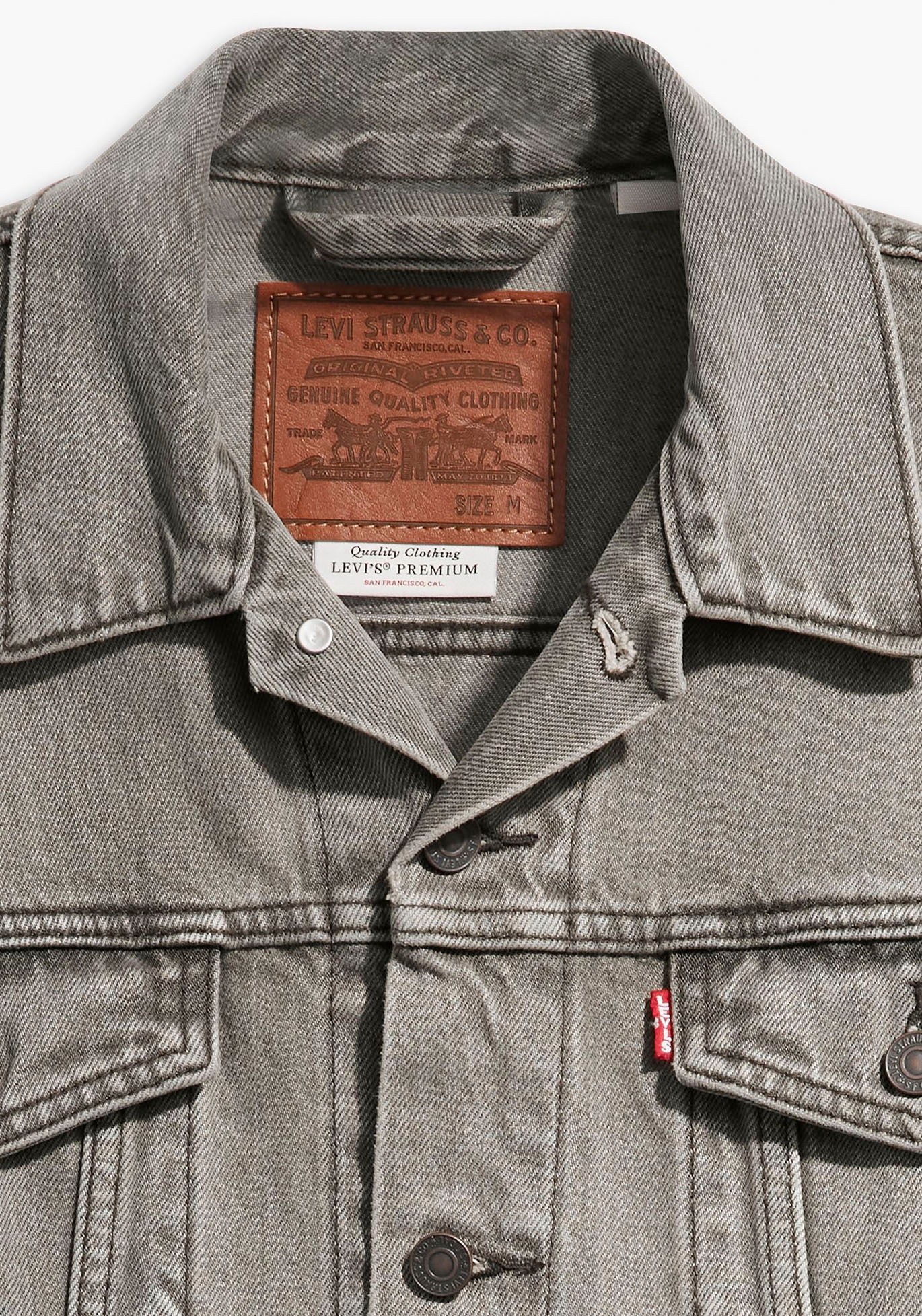 Levi's® Jeansjacke »VINTAGE FIT TRUCKER JKT«, ohne Kapuze, mit Knopfleiste