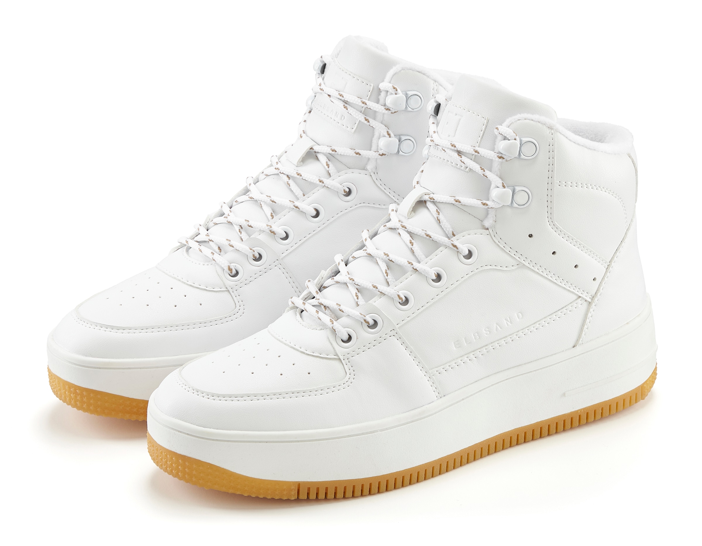Elbsand Sneaker, mit kuscheligem Warmfutter, Freizeitschuh, Halbschuh, High Top Sneaker
