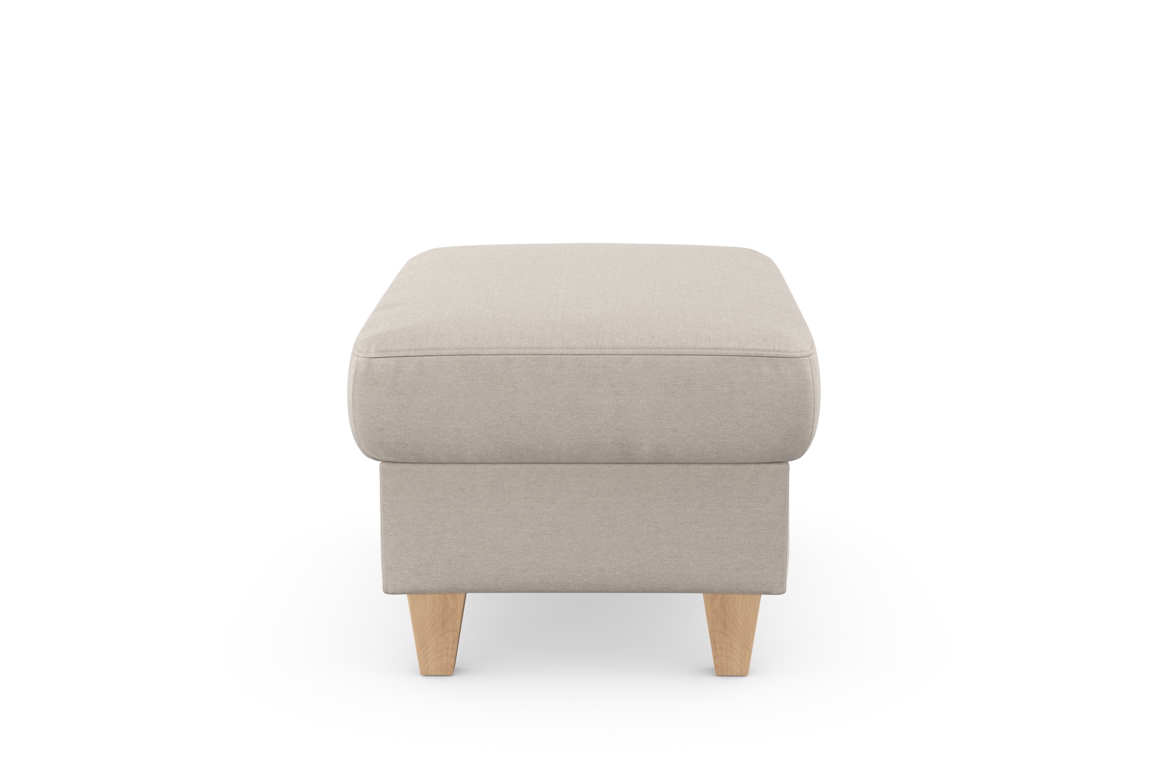 sit&more Stauraumhocker »Farö«, mit Stauraum und Federkern und naturfarbenen Füssen