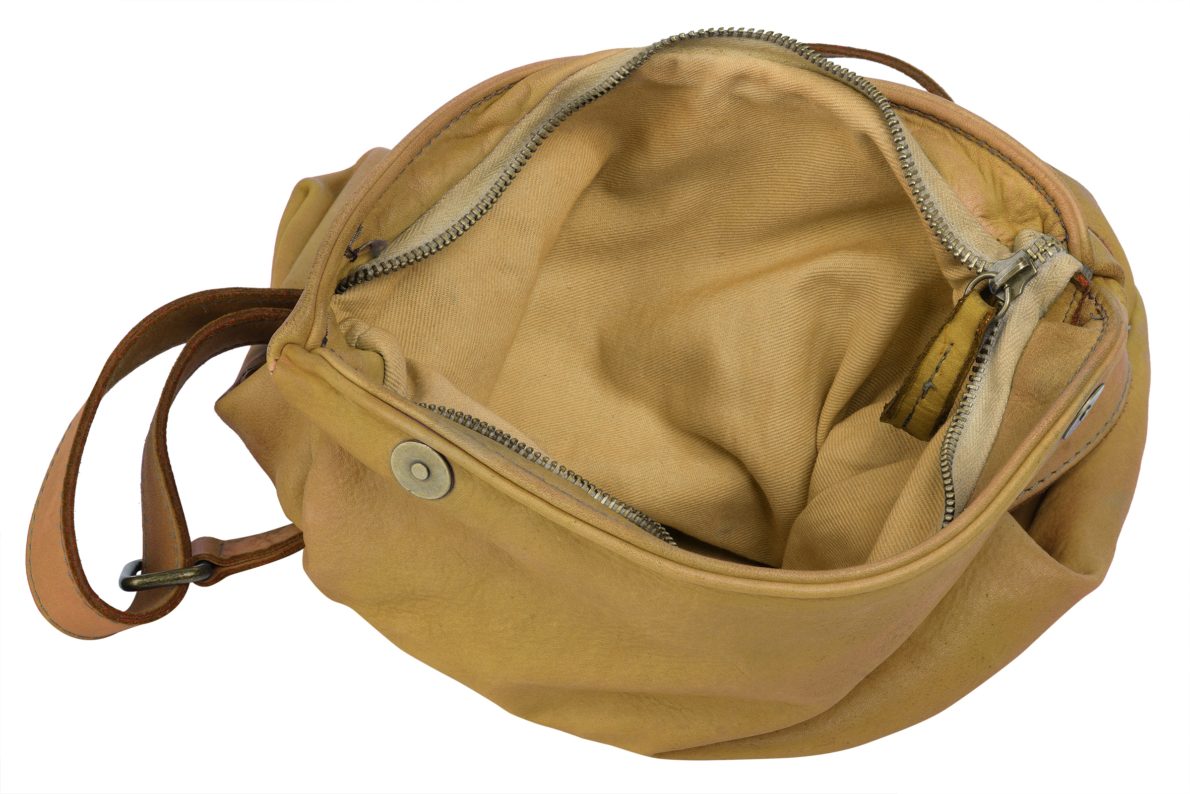 Samantha Look Umhängetasche echt Leder, Made in Italy