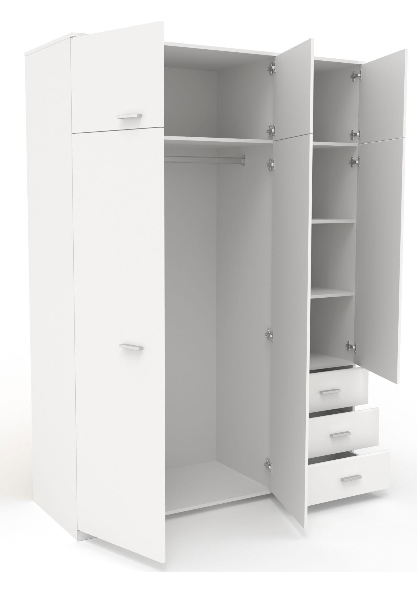 Image of Parisot Jugendzimmer-Set »Galaxy«, (Set, 4 St., Kleiderschrank, Bett, Nachttisch und Schreibtisch) bei Ackermann Versand Schweiz