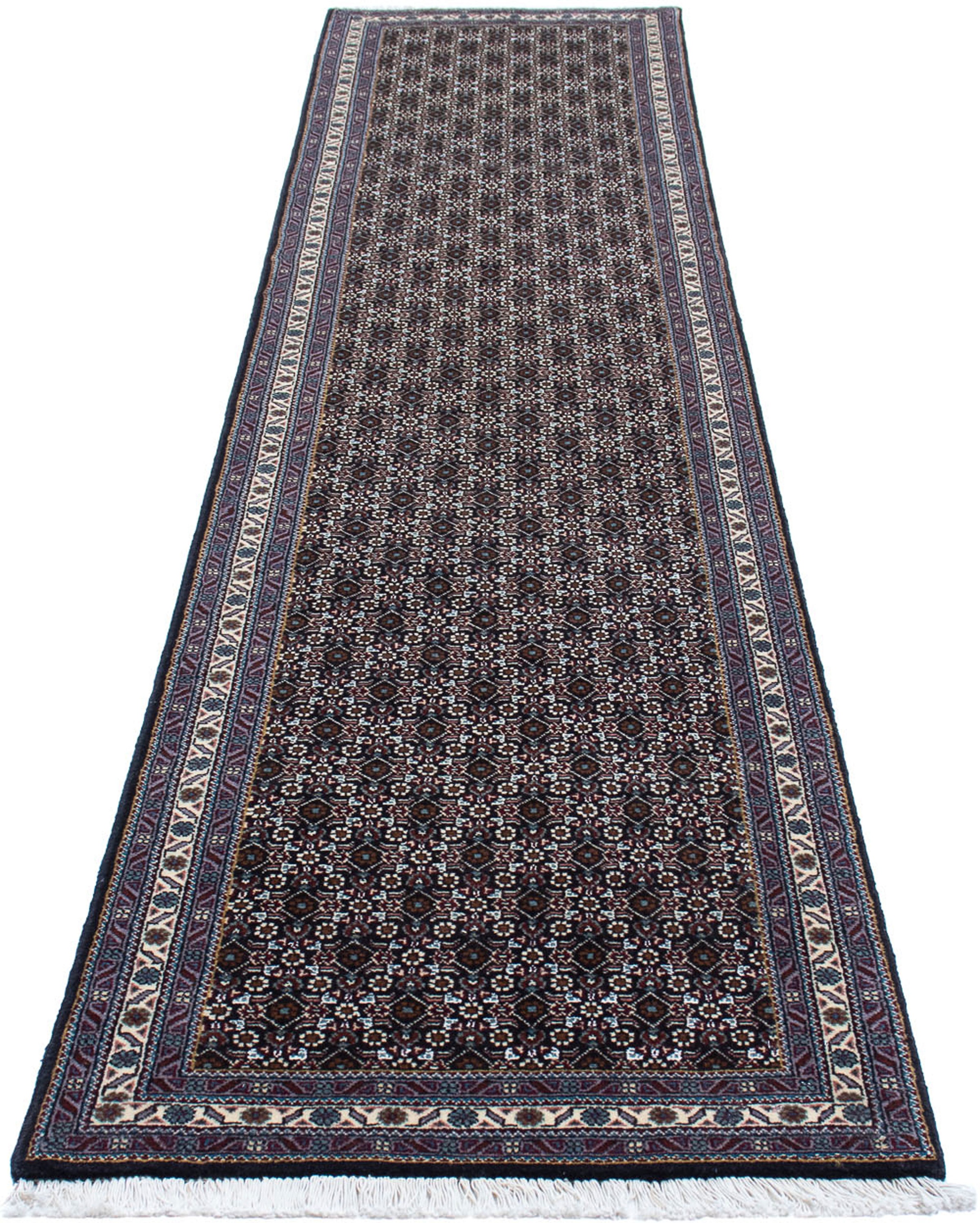 Image of morgenland Orientteppich »Perser - Täbriz - 348 x 70 cm - grau«, rechteckig, 10 mm Höhe, Wohnzimmer, Handgeknüpft, Einzelstück mit Zertifikat bei Ackermann Versand Schweiz