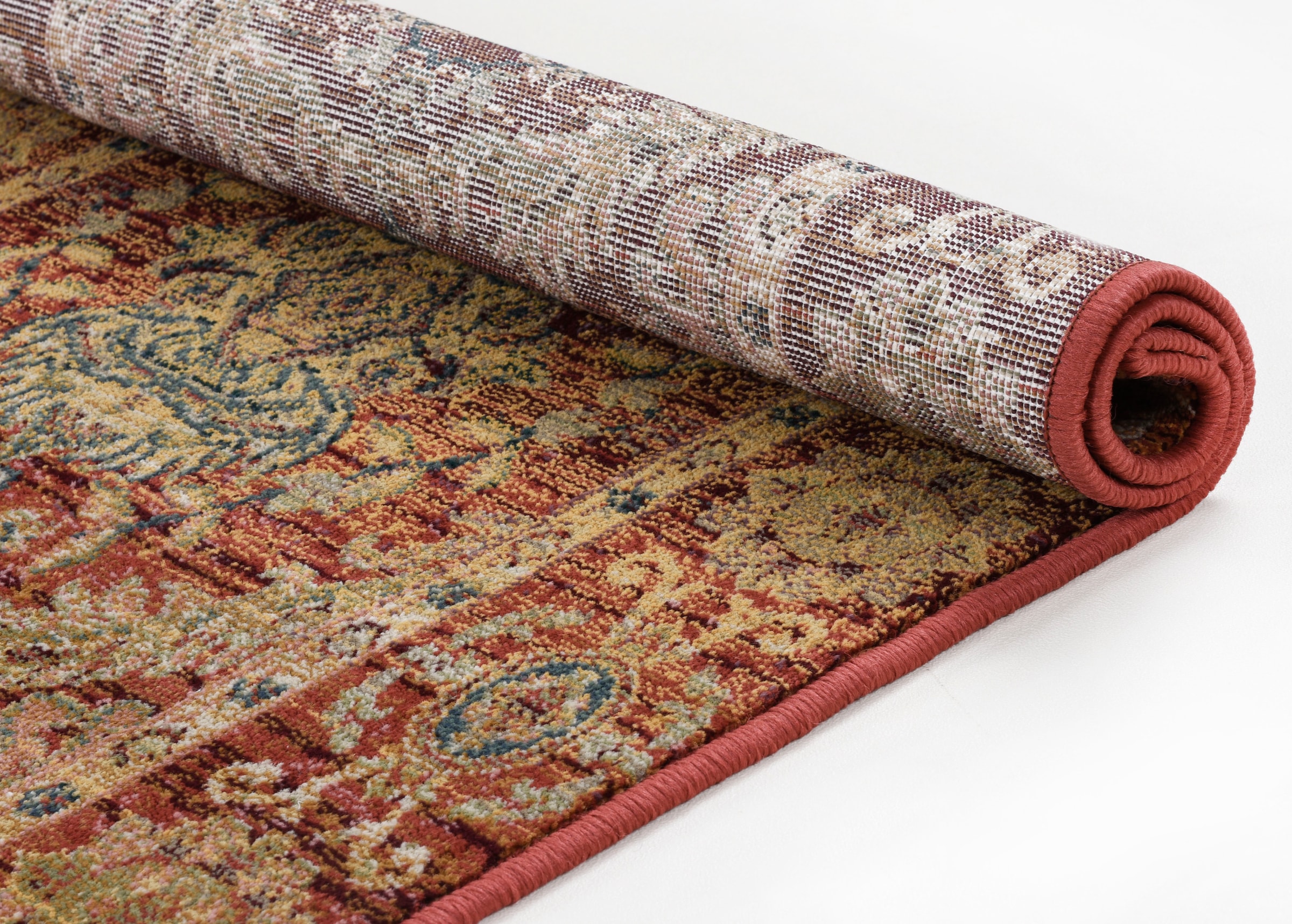 THEKO Teppich »Gabiro 3070« rechteckig 10 mm Höhe Kurzflor, klassisches Design, ideal im Wohnzimmer & Schlafzimmer