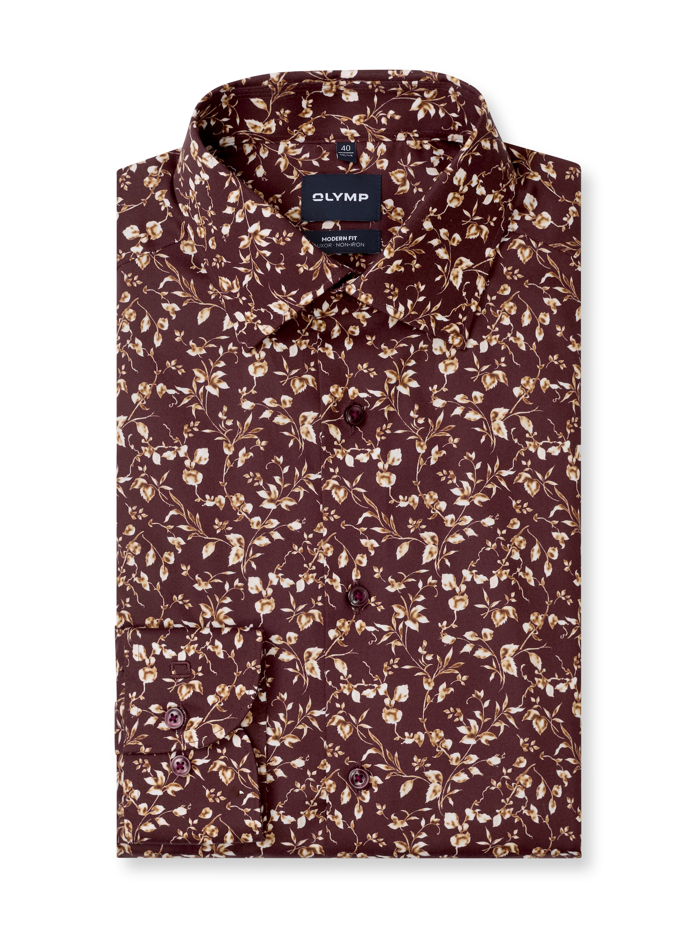 OLYMP Chemise à manches longues »Luxor« Chemise business, col New Kent, coupe moderne