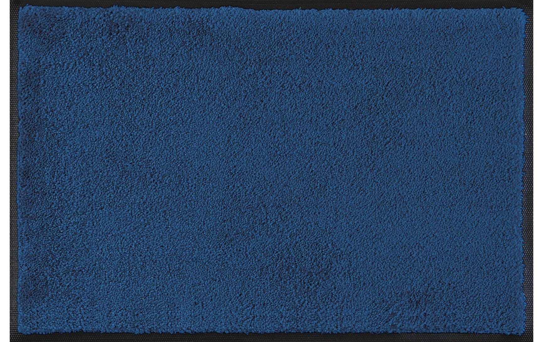 Image of wash+dry by Kleen-Tex Fussmatte "Marineblau, 60" quadratisch