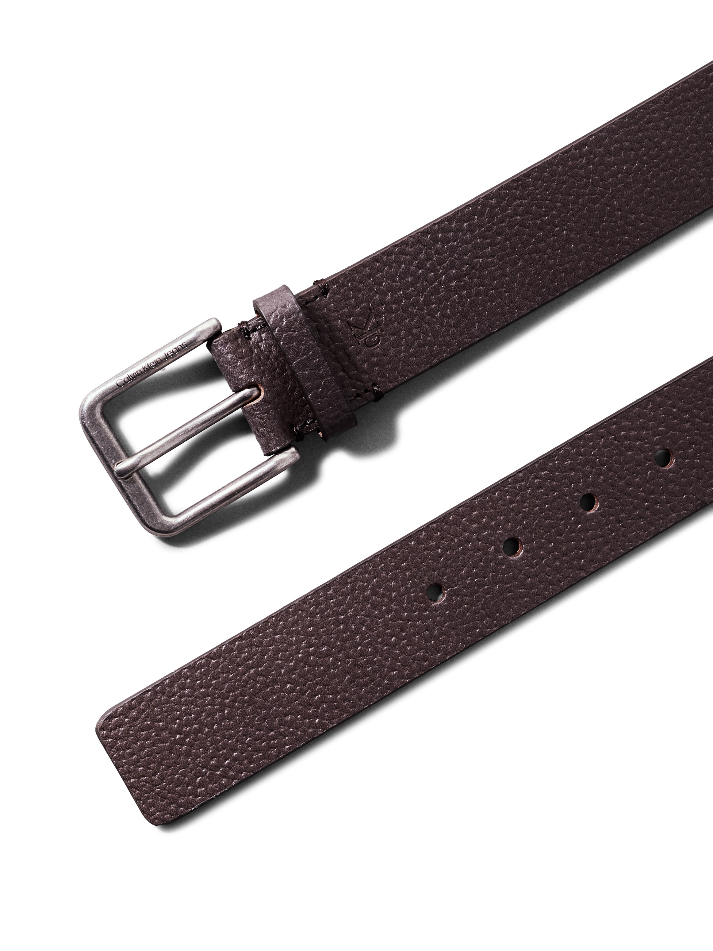 Calvin Klein Jeans Ledergürtel »CLASSIC CASUAL BELT 35MM«, Logoprägung, Einfachdornschliesse