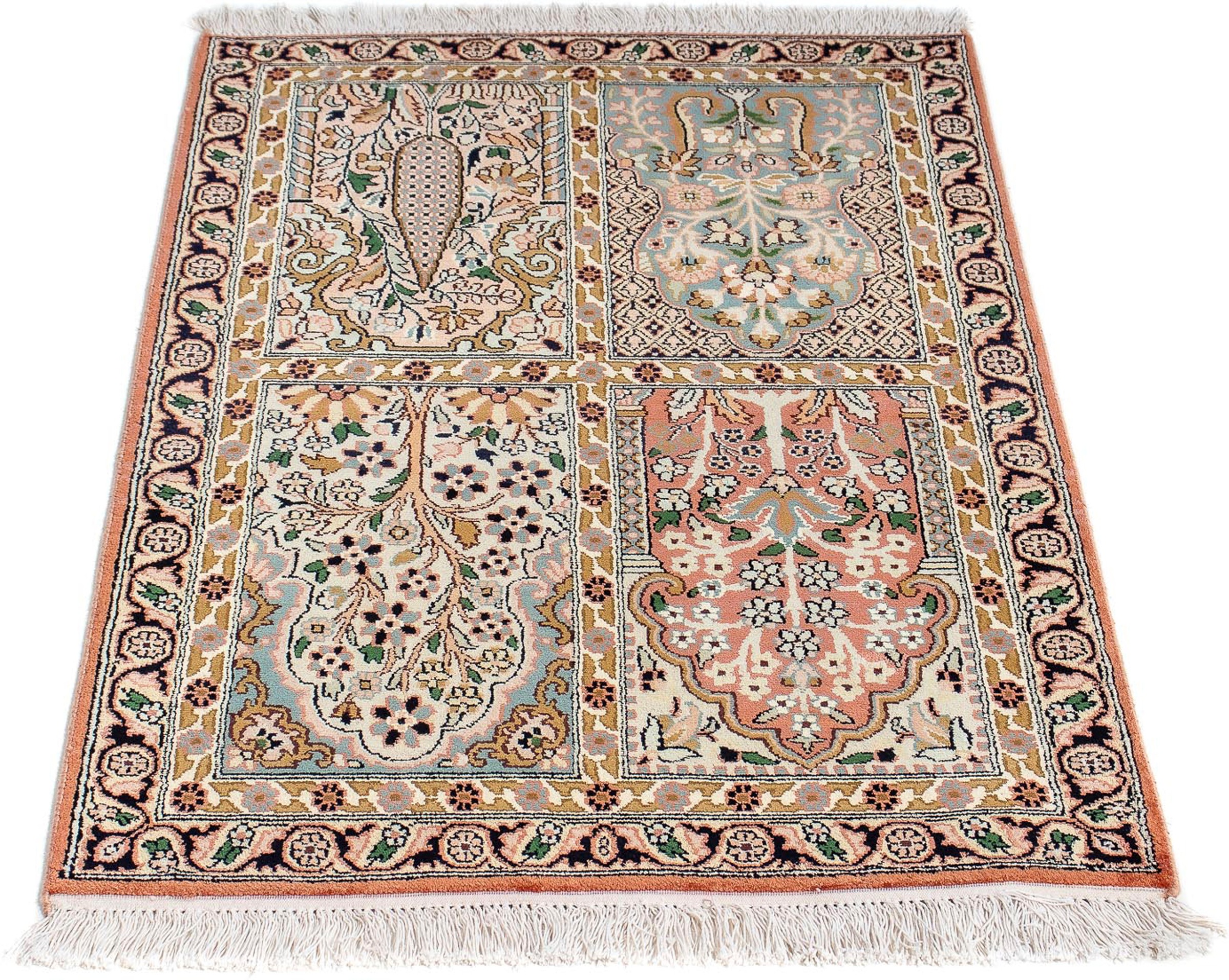 Image of morgenland Orientteppich »Perser - Classic - 99 x 65 cm - mehrfarbig«, rechteckig, 10 mm Höhe, Wohnzimmer, Handgeknüpft, Einzelstück mit Zertifikat bei Ackermann Versand Schweiz