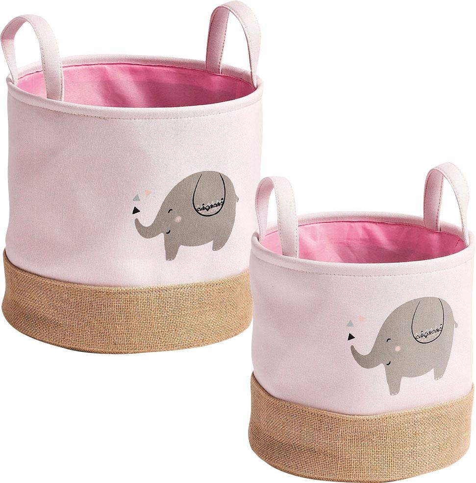 Zeller Present Aufbewahrungskorb St.) »Elefant«, (Set, kaufen 2 bequem