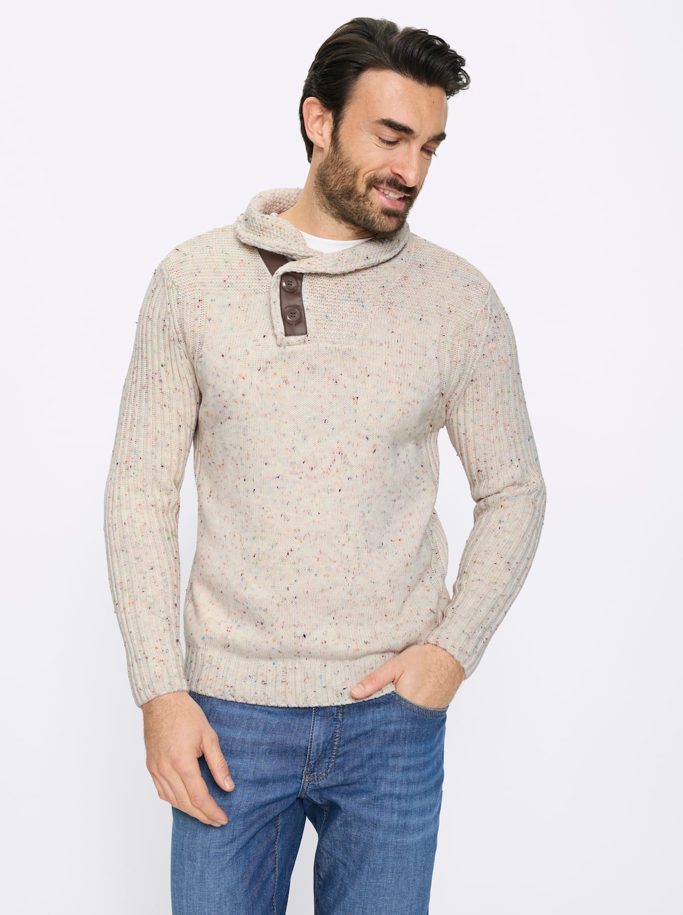 Marco Donati Pull à col châle »Pullover«