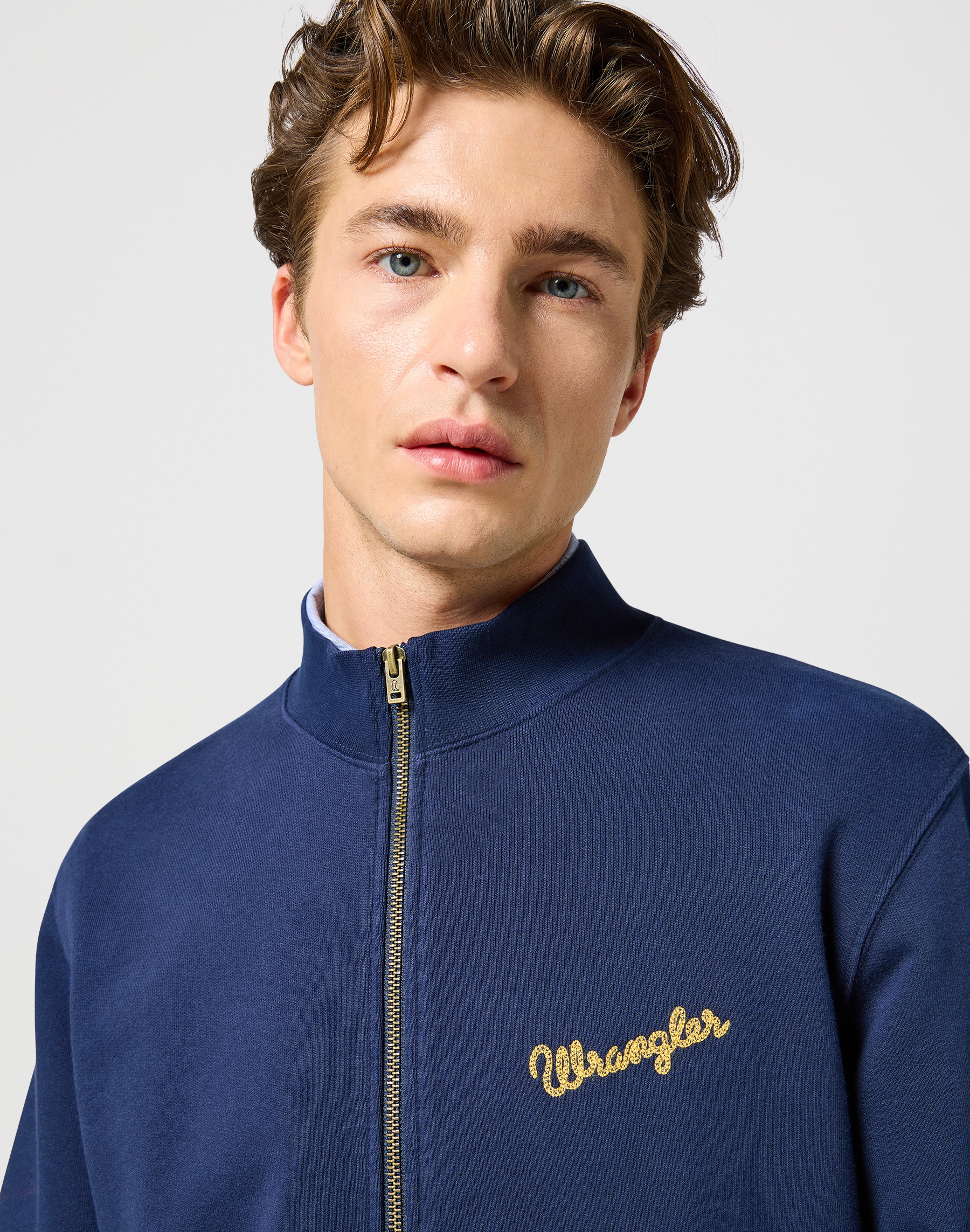 Wrangler Sweatjacke »FUNNEL NECK ZIP«