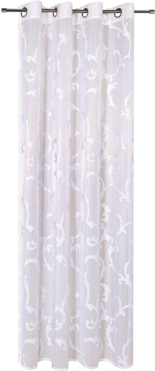 Image of Gerster Vorhang »Leonor«, (1 St.), HxB: 235x140, Ösenschal mit klasischen Chenillemuster bei Ackermann Versand Schweiz