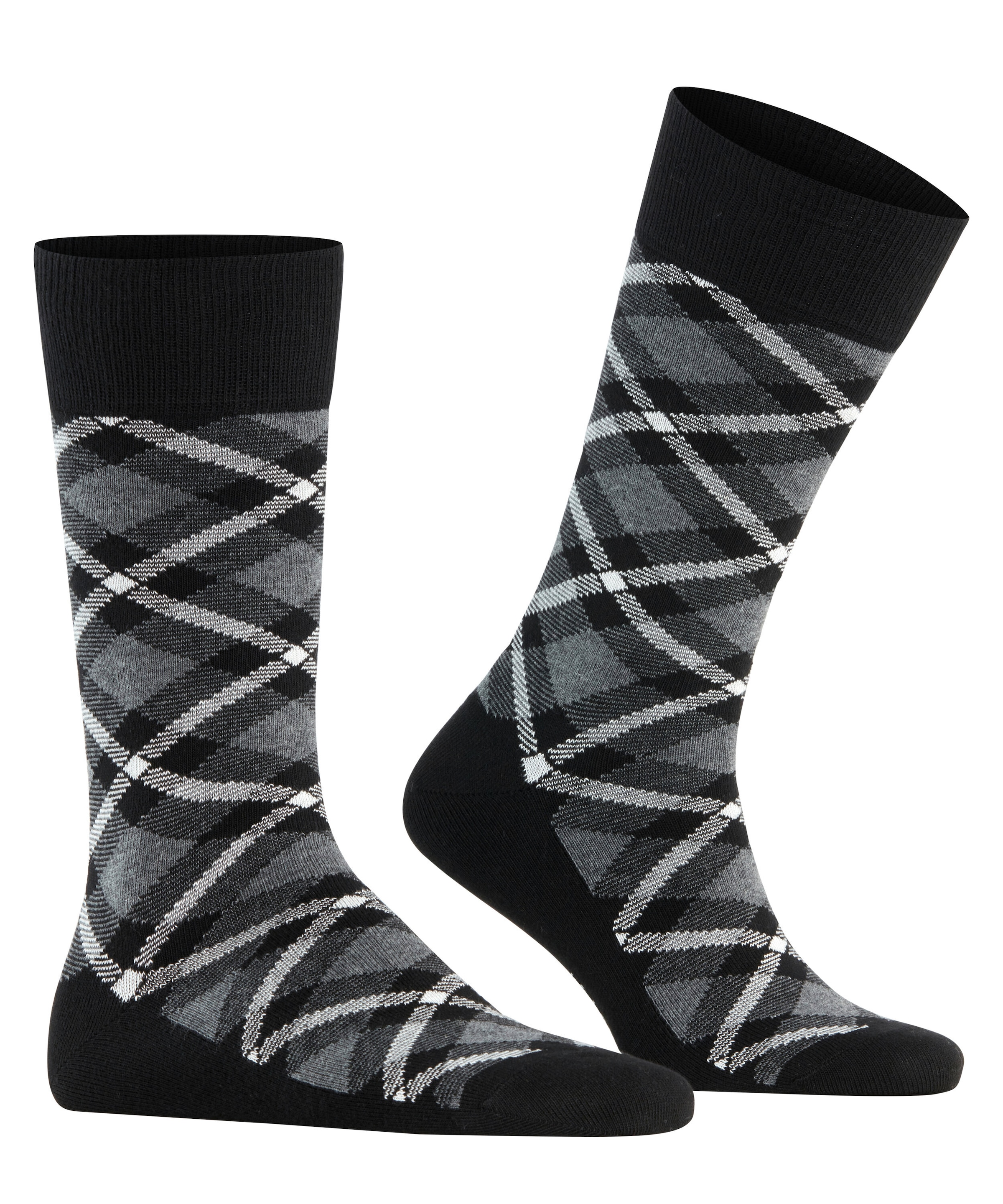 Burlington Chaussettes »Tartan« Taille unique 40-46, à carreaux, clip Burlington
