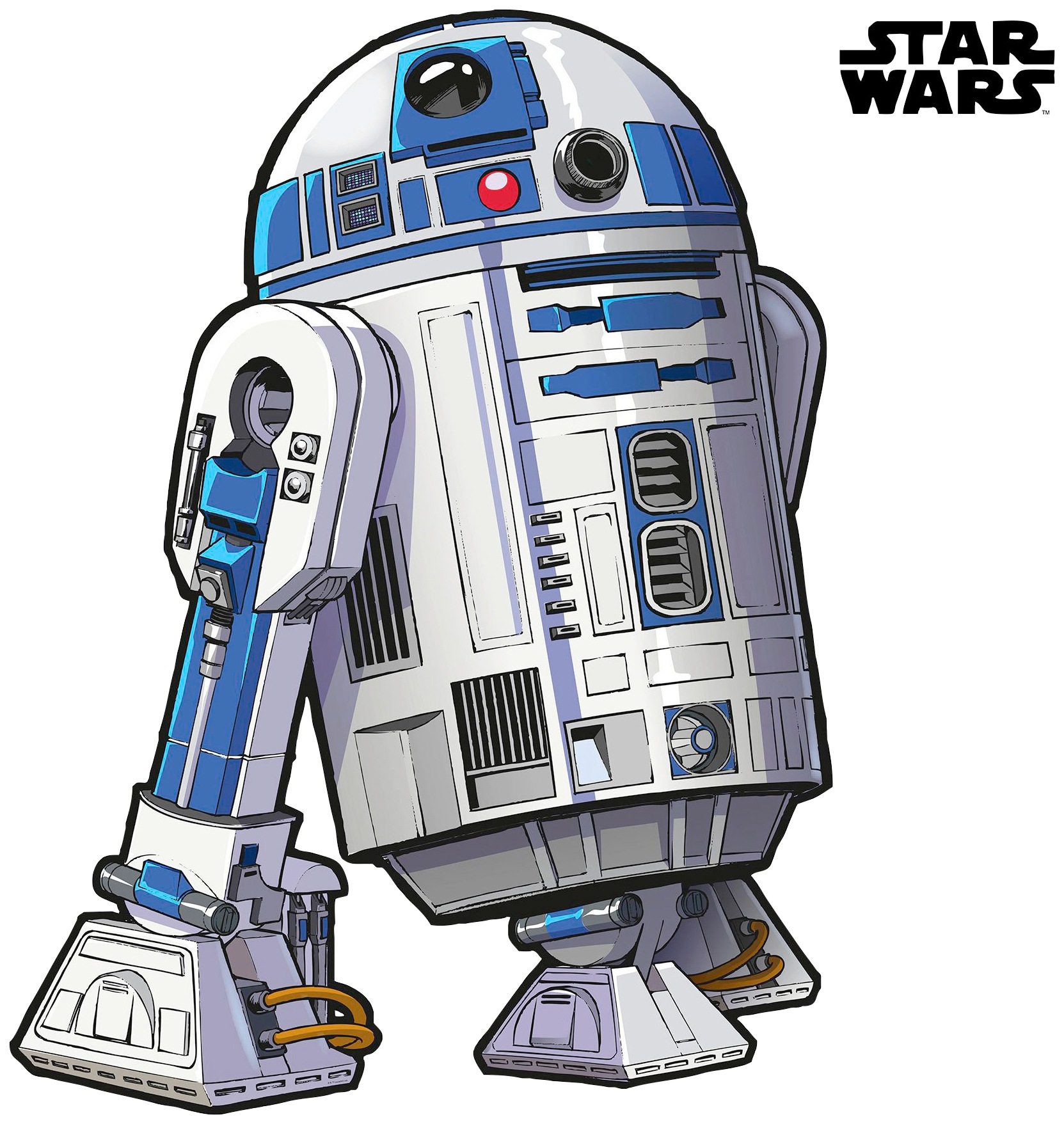 Image of Komar Vliestapete »Star Wars XXL R2D2«, bedruckt-Comic-Retro, 127 x 120 cm (Breite x Höhe) bei Ackermann Versand Schweiz