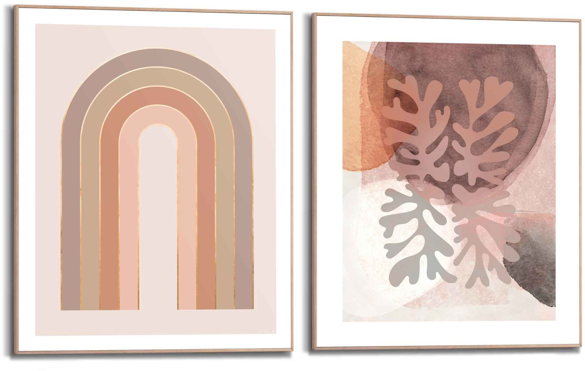 Image of Reinders! Wandbild »Abstrakte Formen Aktuell - Künstlerisch - Bogen - Tür«, (2 St.) bei Ackermann Versand Schweiz