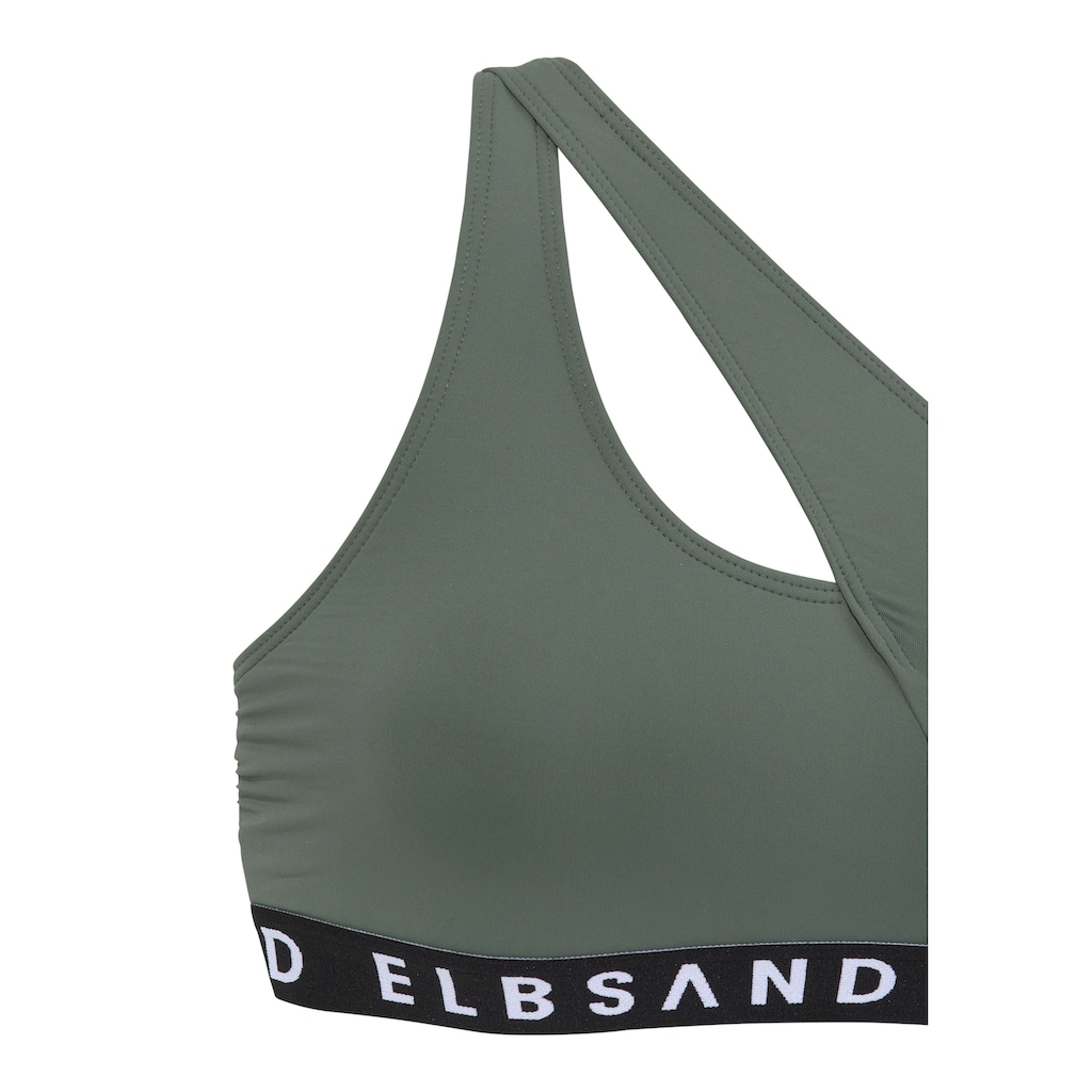 Elbsand Bustier-Bikini, mit Markenschriftzügen in Kontrastfarbe
