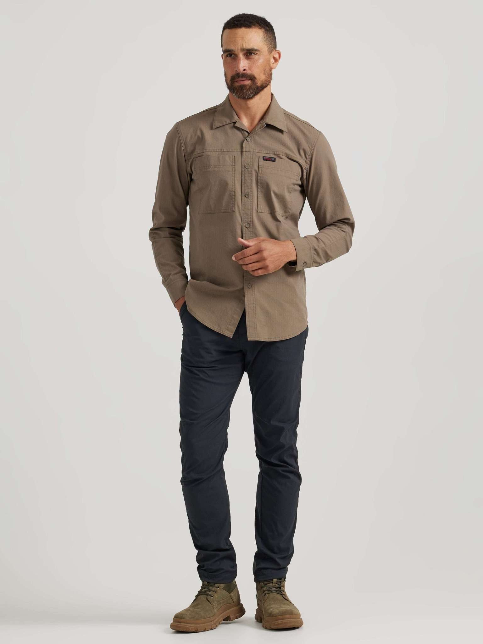 Wrangler Langarmhemd »WRANGLER Hemden LS Rugged Utility Shirt«