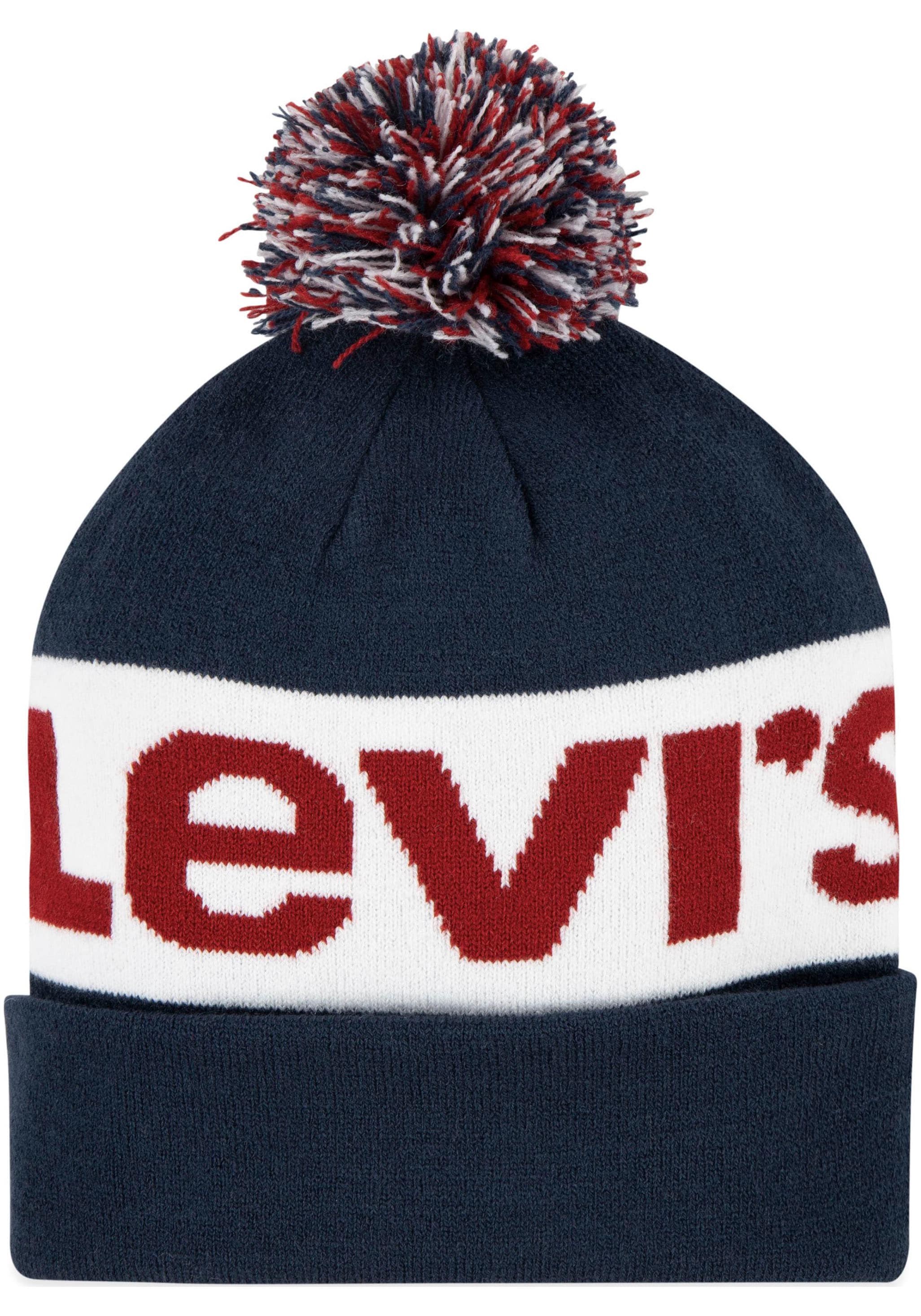 Levi's® Kids Bonnet à pompon und Handschuh im Set