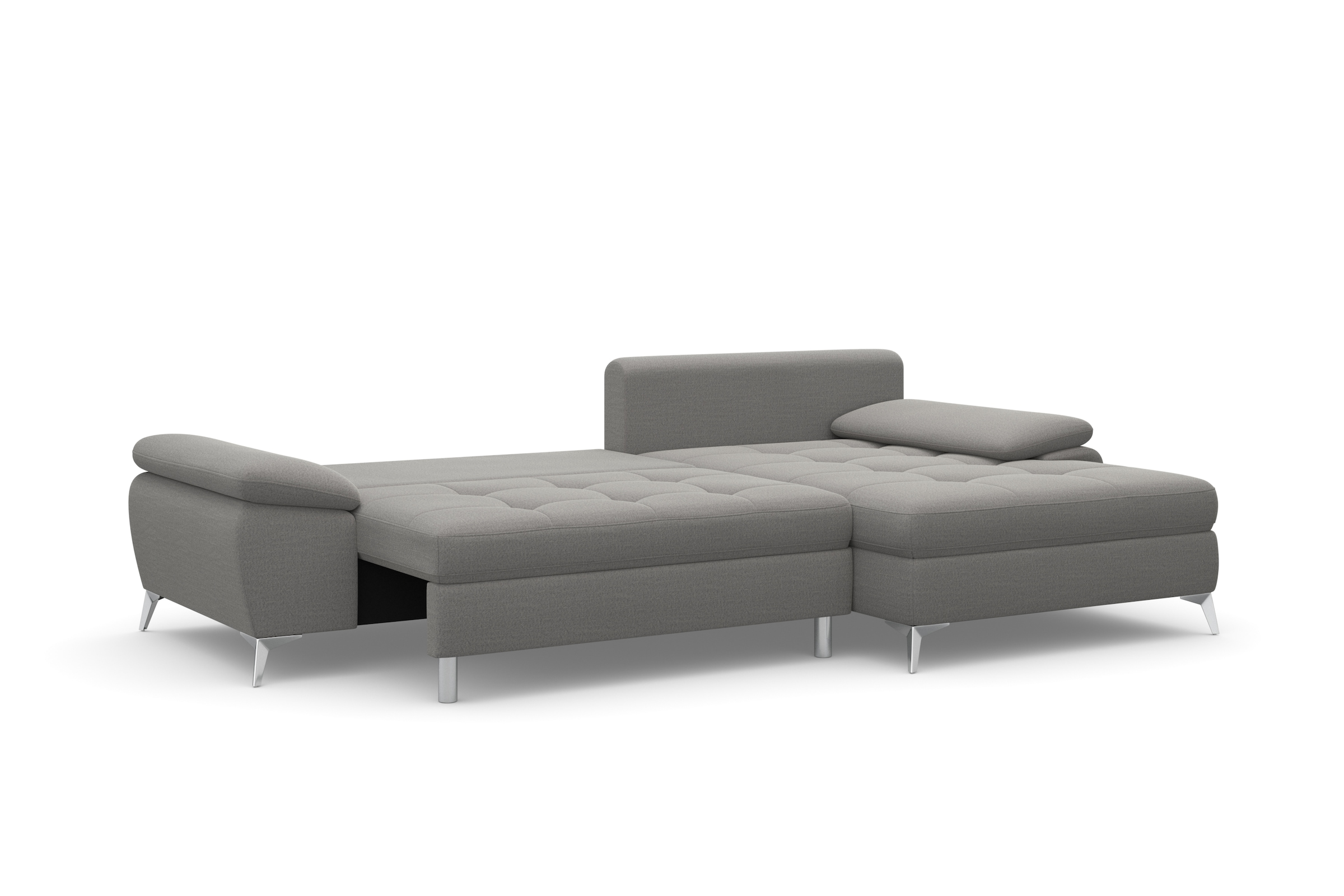 sit&more Ecksofa »Latigo L-Form«, mit Recamiere, wahlweise mit Bettfunktion und Bettkasten