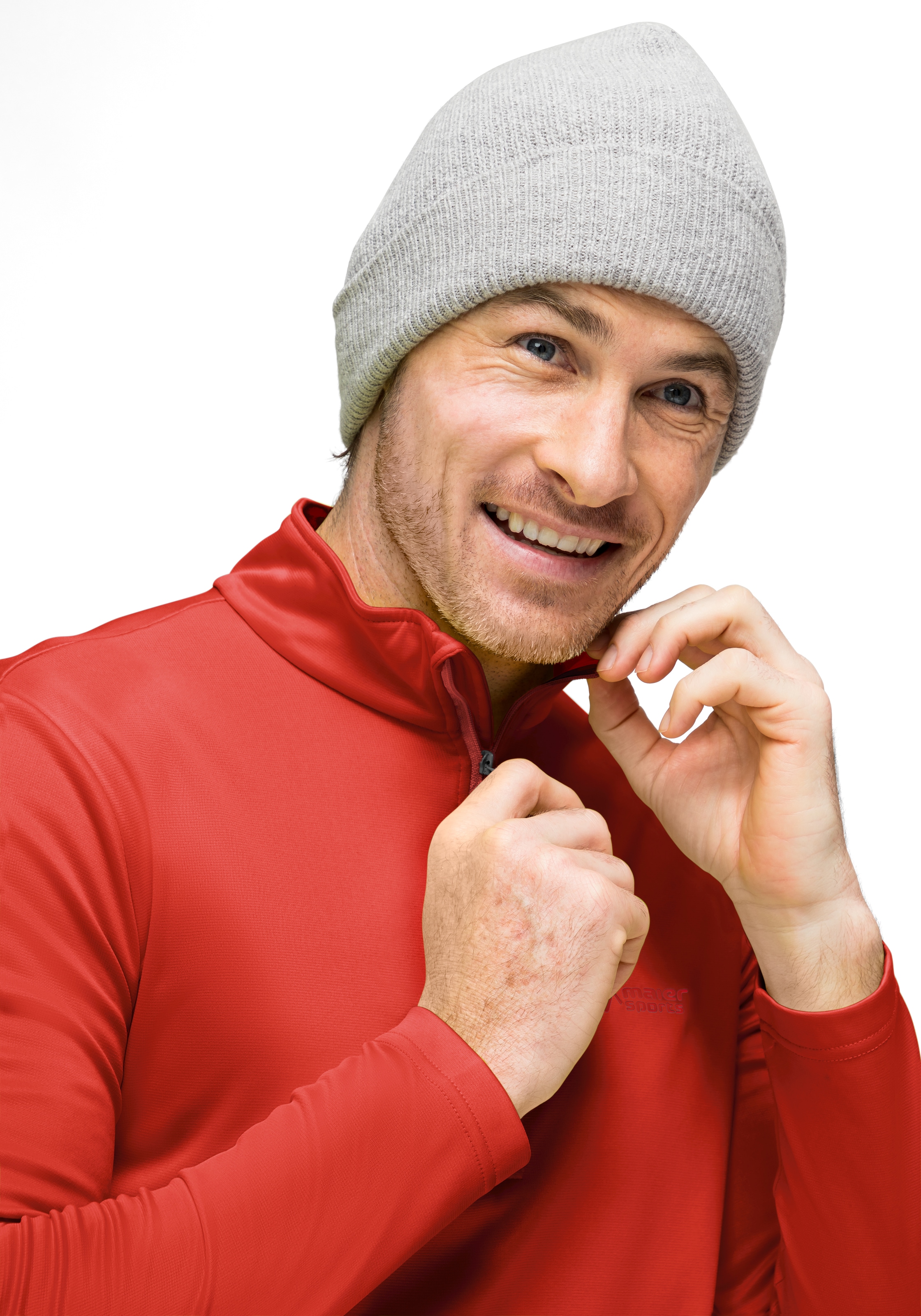 Maier Sports Fleecepullover »Felix«, Herren Fleece, funktioneller Midlayer, Half-Zip, Regular Fit