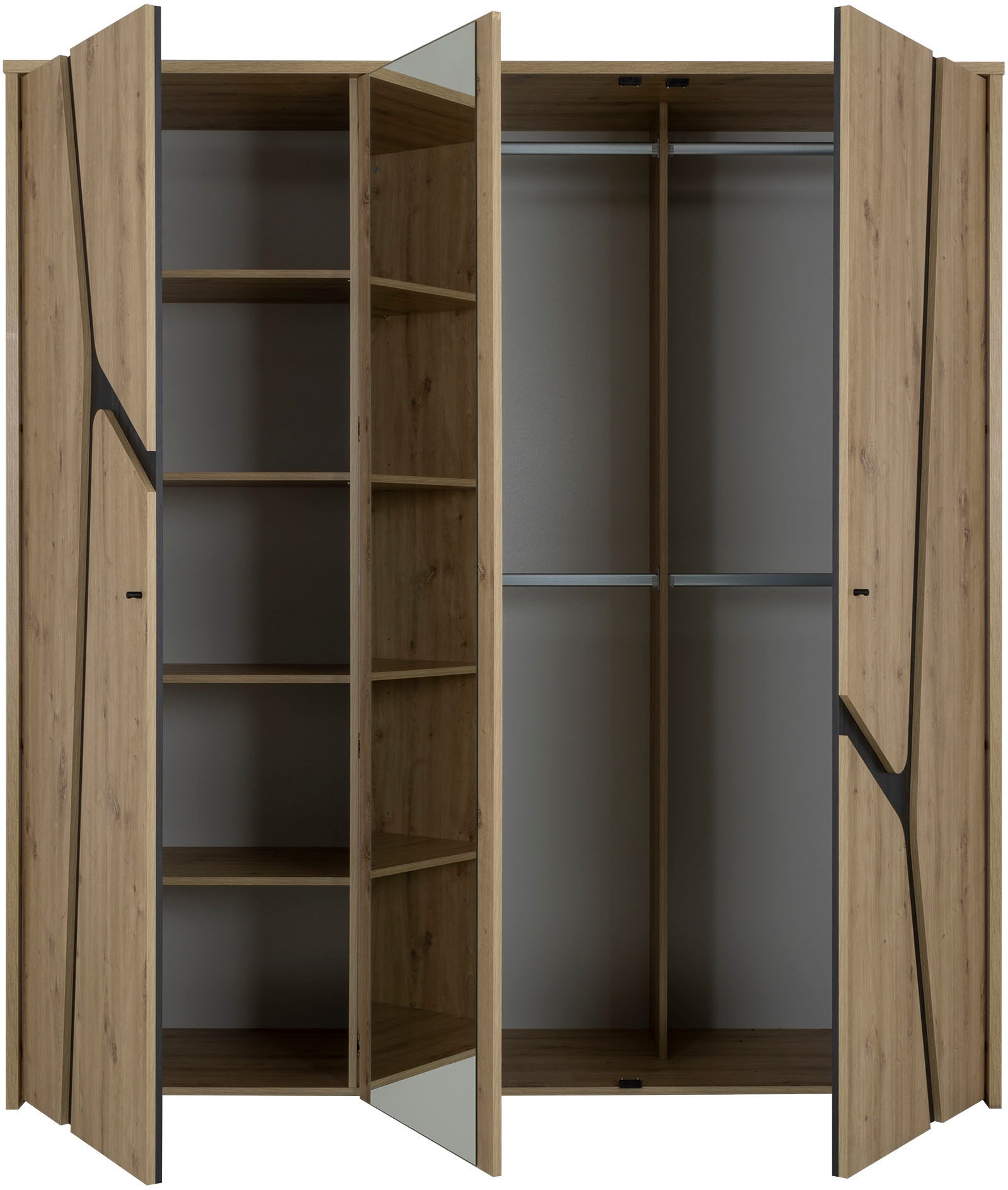 Gami Drehtürenschrank, Ein grosser Stauraum, eine qualitativ hochwertige Ausführung.