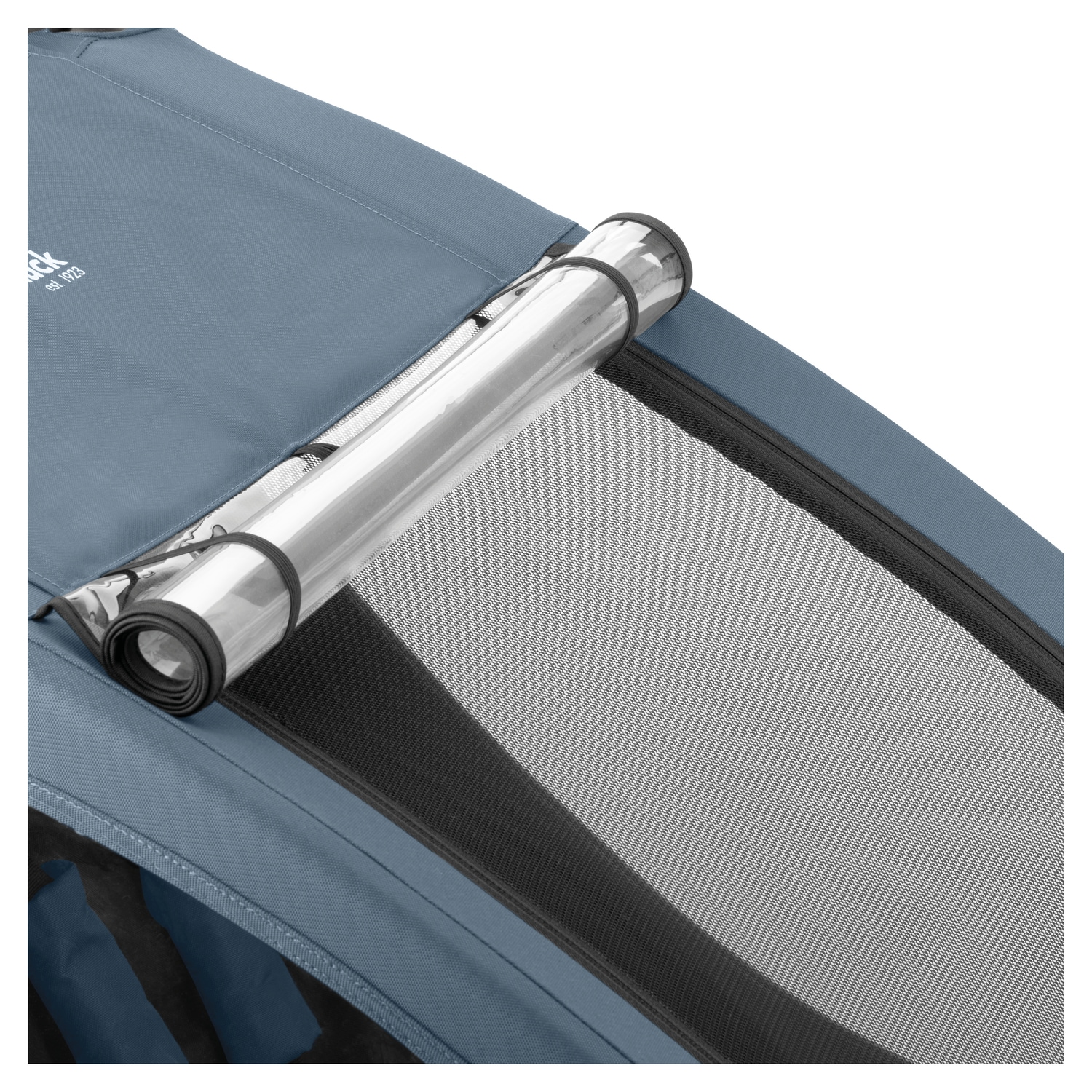 Hauck Fahrradkinderanhänger »2in1 Bike Trailer und Buggy Dryk Duo Plus, dark blue« für 2 Kinder; inklusive Deichsel