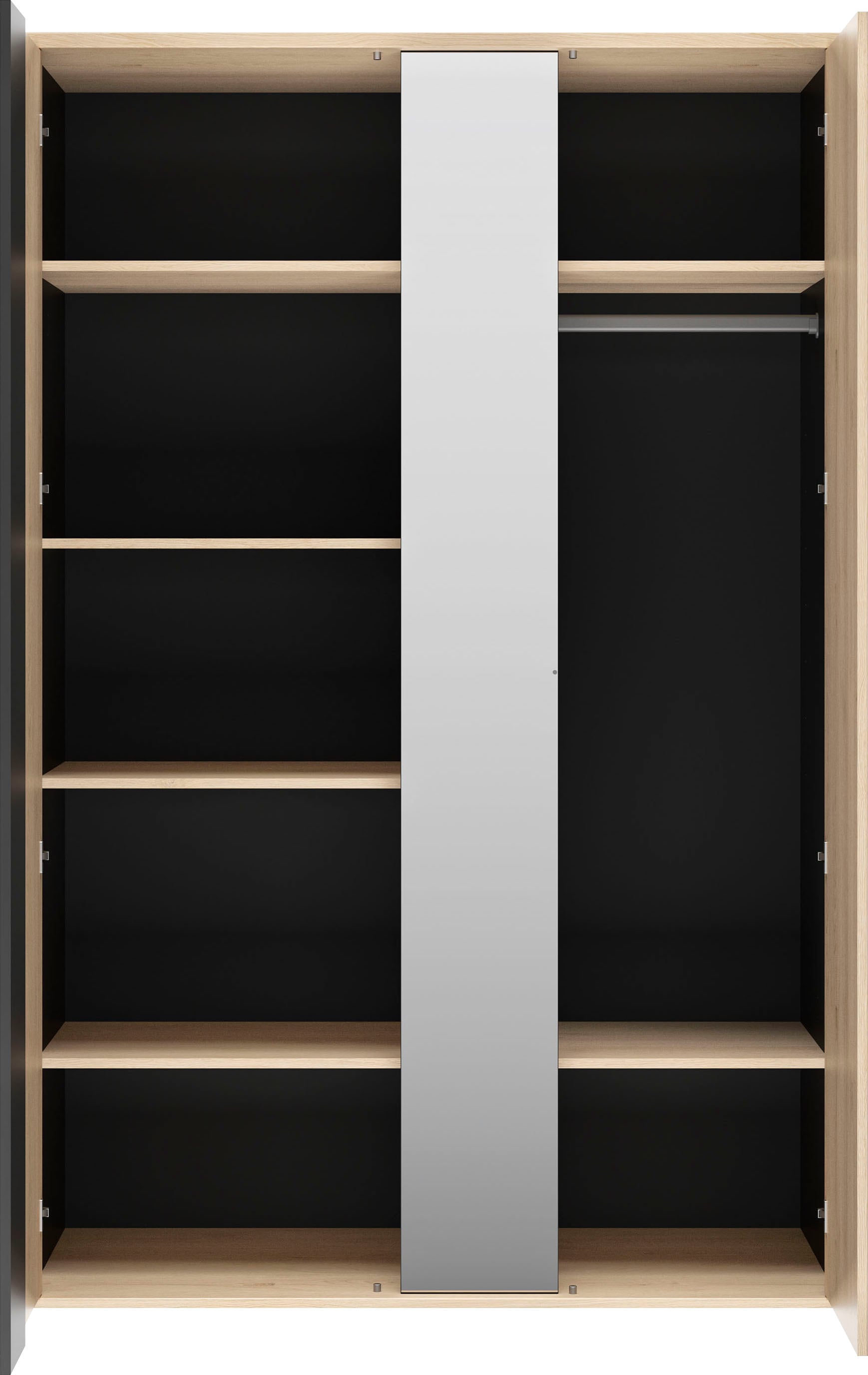Gami Jugendzimmer-Set »Duplex«, (3 tlg., Kleiderschrank, Kommode, Hochbett)