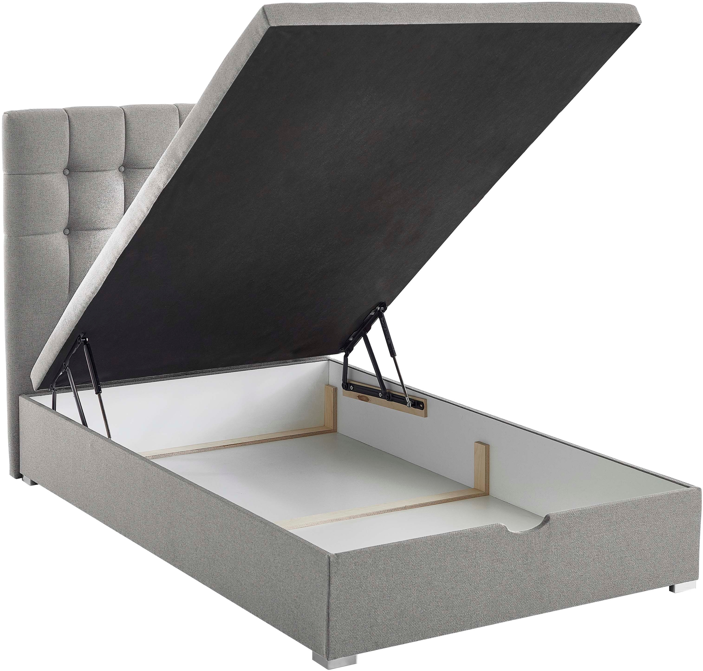 ATLANTIC home collection Boxbett »Riona, erweiterbar zu Doppel- und Familienbett« wahlweise mit 120x200cm Taschen-Federkernmatratze oder ohne Matratze