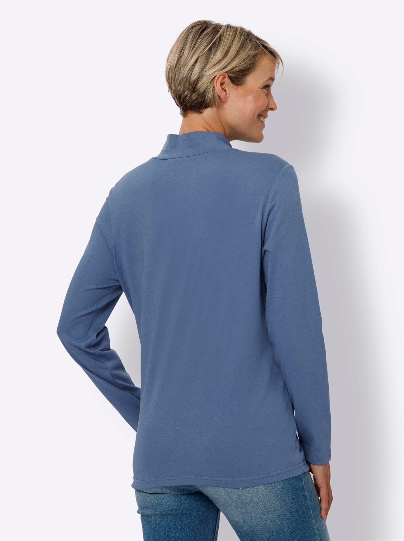 Classic Basics Langarmshirt »Stehkragen-Shirt« 1 Stk.