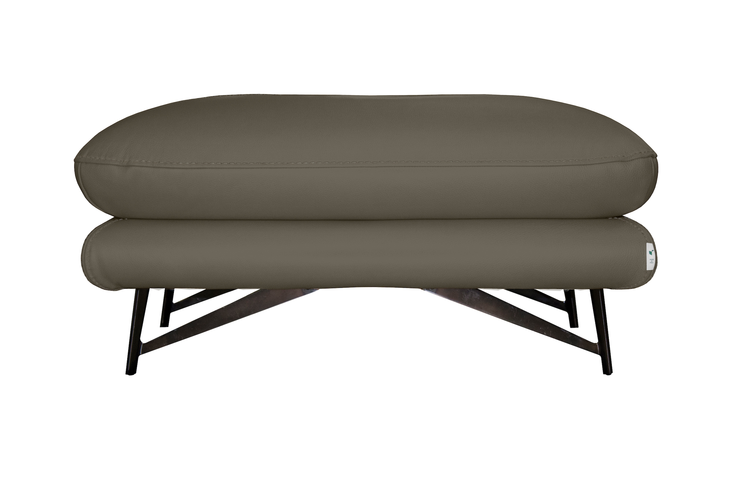 CALIA ITALIA Hocker »Cezanne, italienisches Design trifft erstklassigen Sitzkomfort, Leder«, Designhocker in besonders langlebigen & pflegeleichten Lederarten